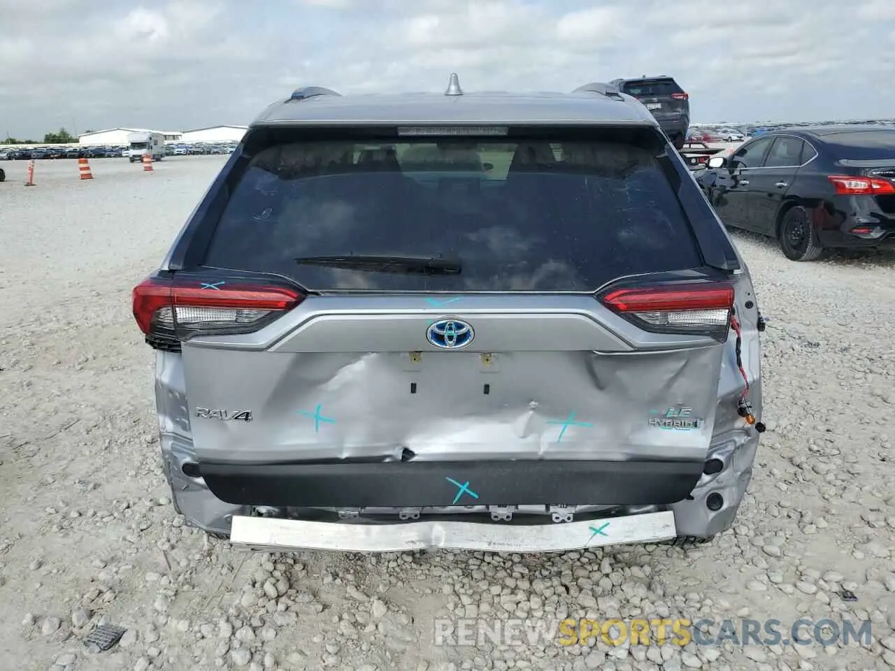 6 Photograph of a damaged car JTMLWRFV2RD242443 TOYOTA RAV4 2024