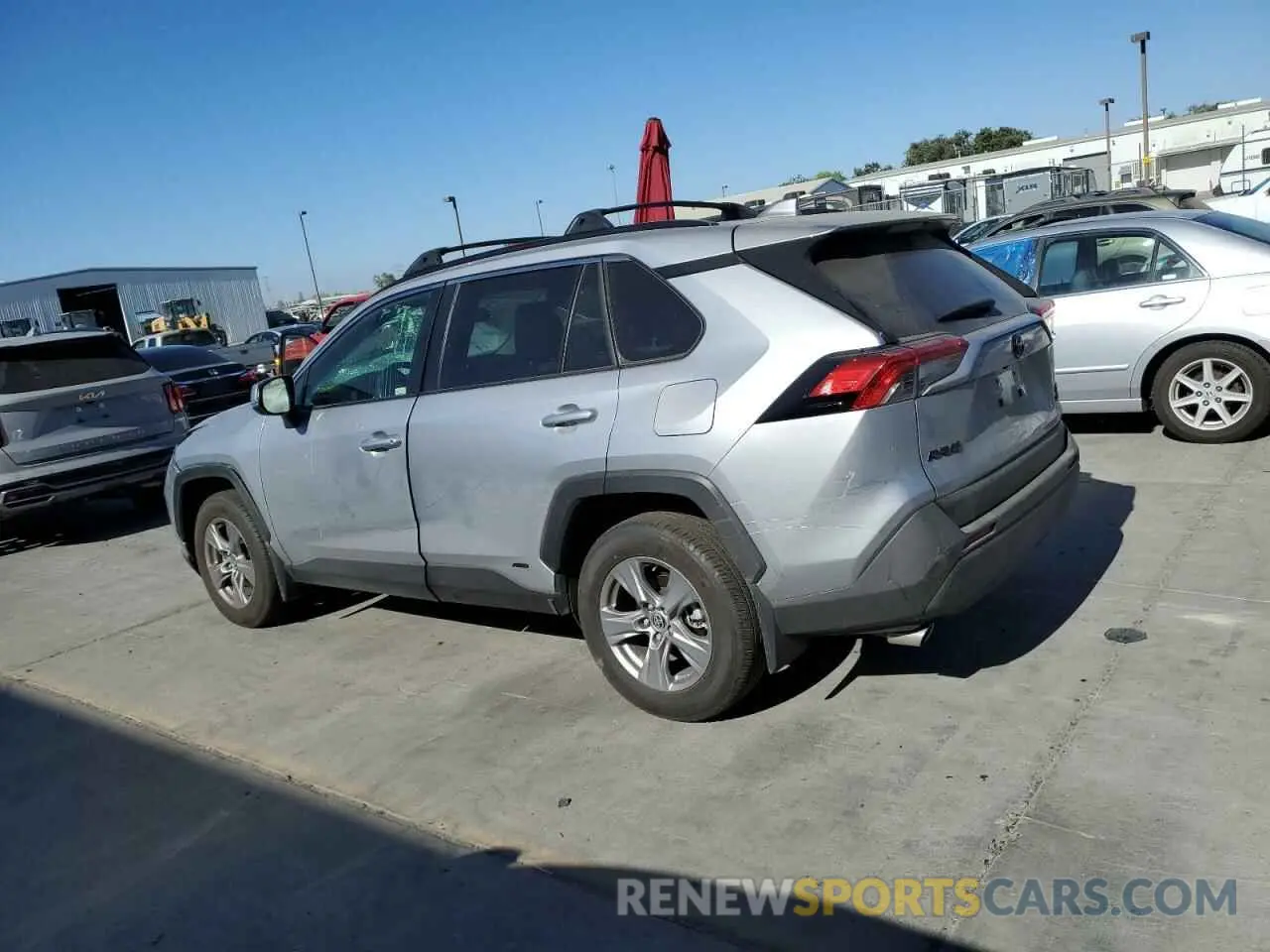 2 Photograph of a damaged car JTMRWRFV9RJ058399 TOYOTA RAV4 2024