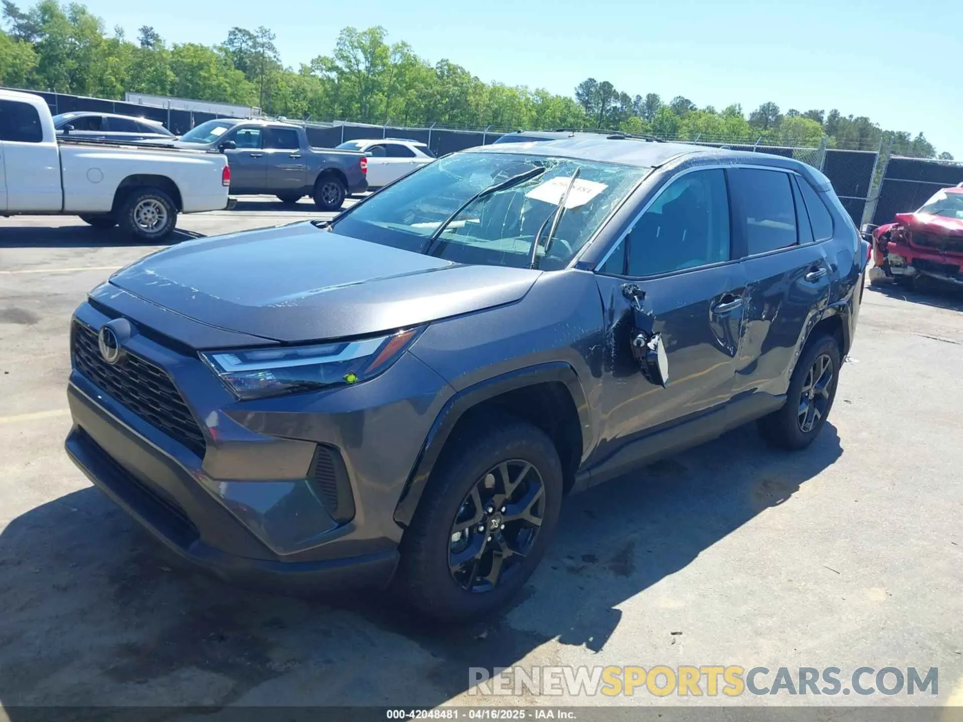 2 Photograph of a damaged car 2T3H1RFV1SC316448 TOYOTA RAV4 2025