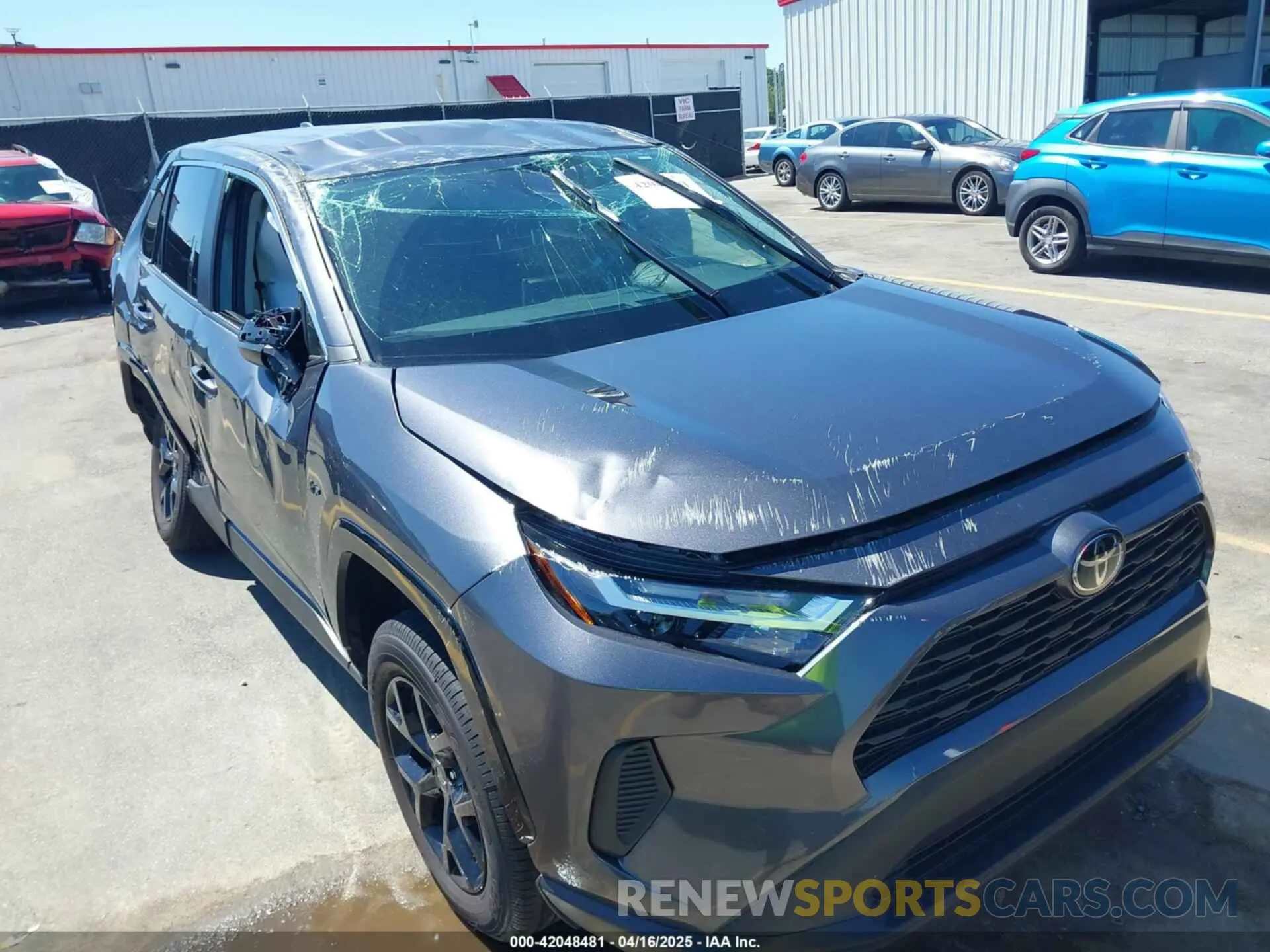 6 Photograph of a damaged car 2T3H1RFV1SC316448 TOYOTA RAV4 2025