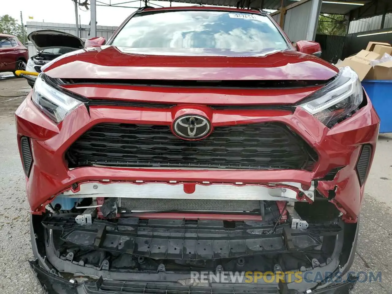 5 Фотография поврежденного автомобиля 2T3P1RFV0SW507644 TOYOTA RAV4 2025
