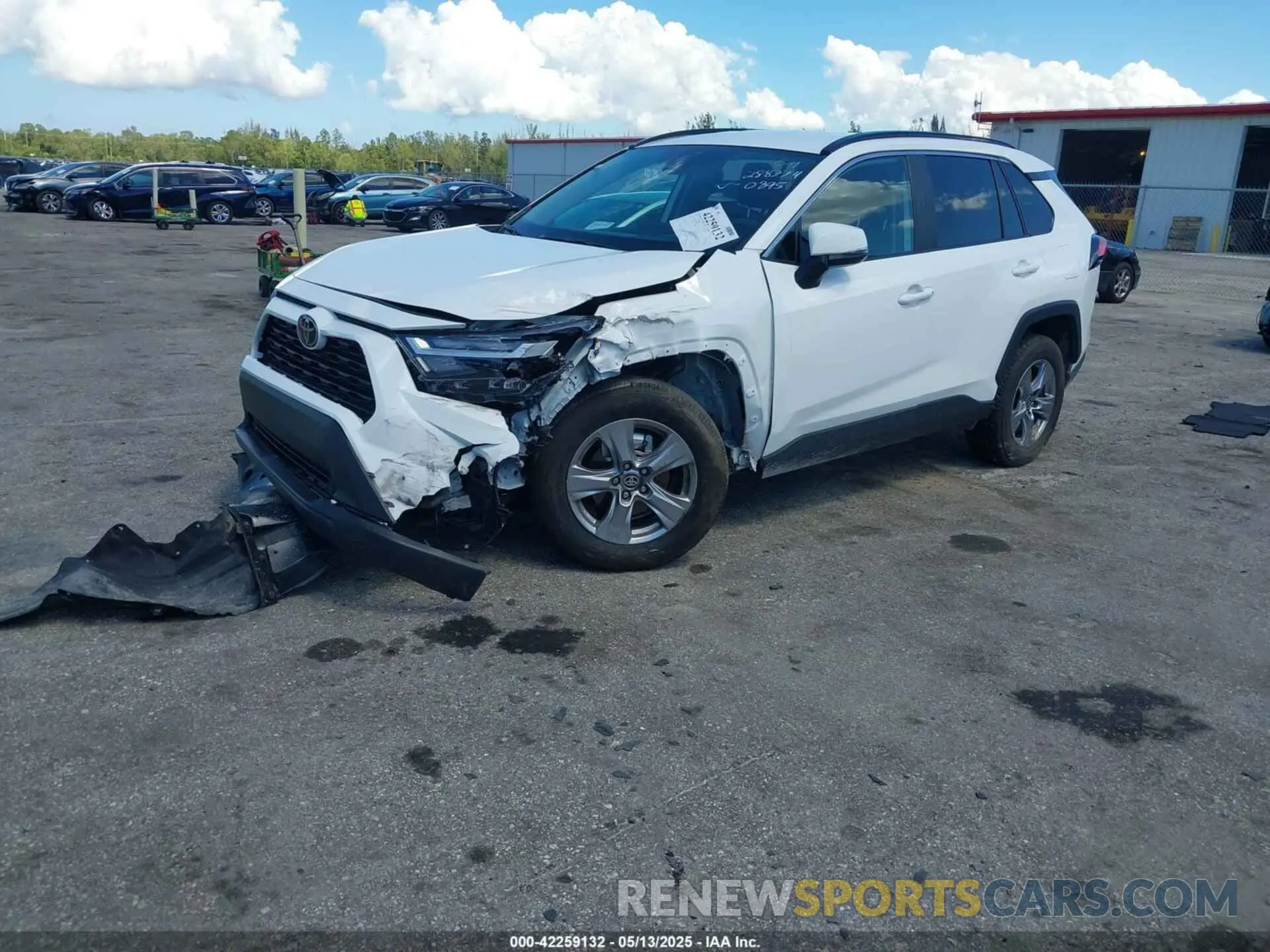 2 Photograph of a damaged car 2T3W1RFV8SC310895 TOYOTA RAV4 2025