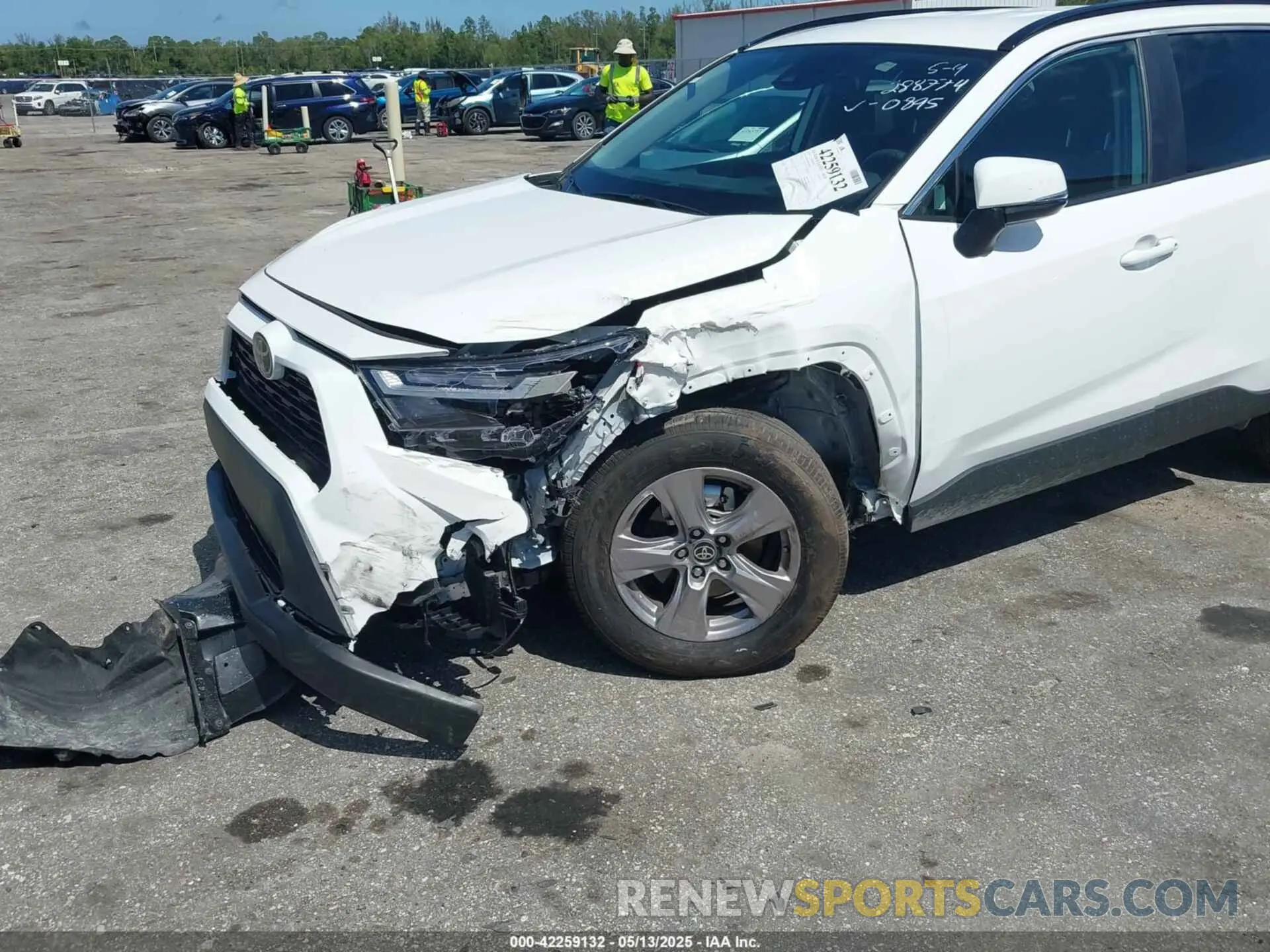6 Photograph of a damaged car 2T3W1RFV8SC310895 TOYOTA RAV4 2025