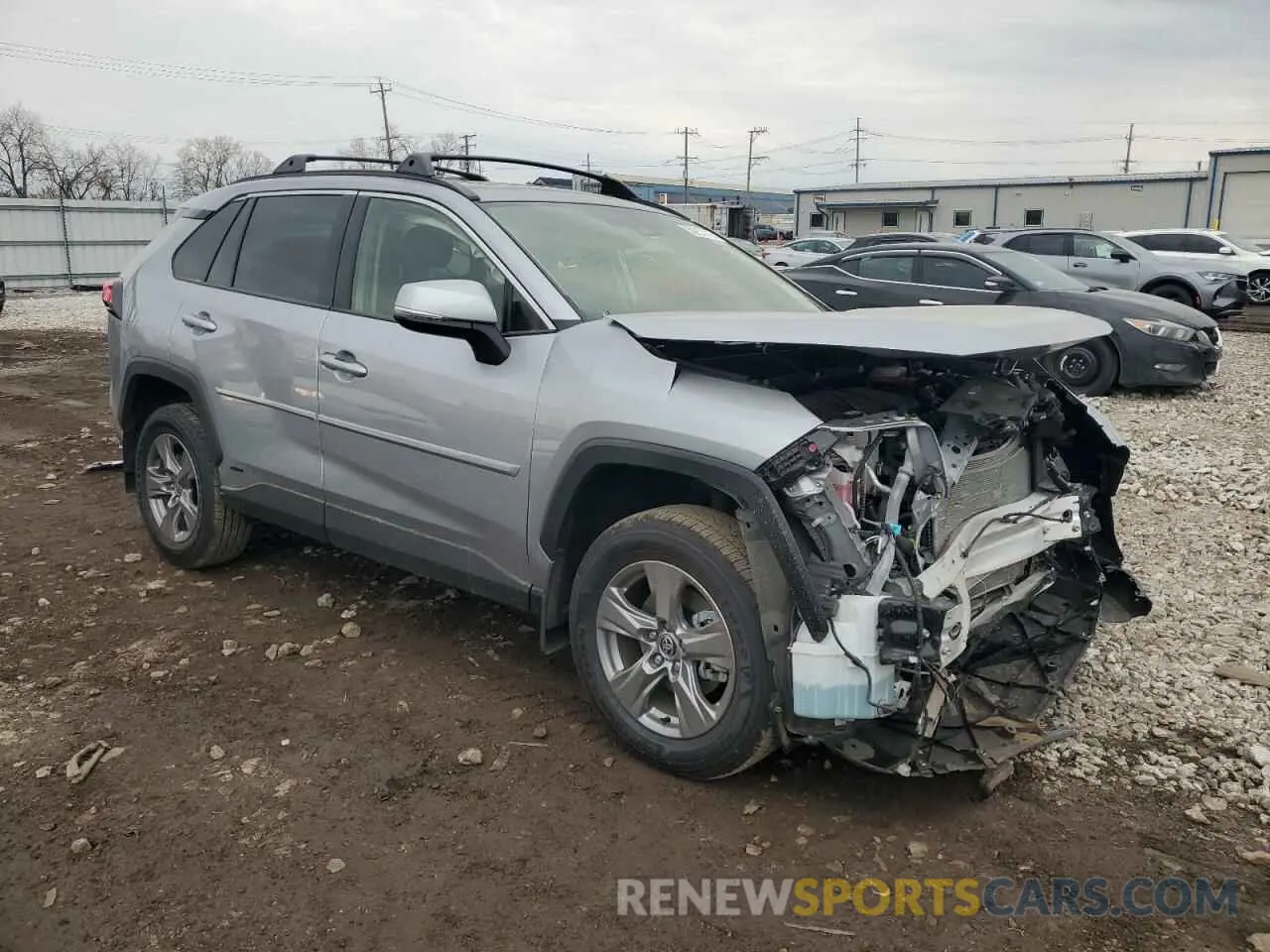 4 Photograph of a damaged car JTMRWRFV3SD591367 TOYOTA RAV4 2025