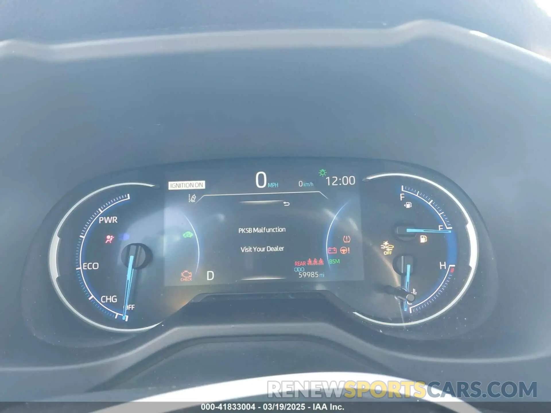 7 Photograph of a damaged car 2T3DWRFV1KW022420 TOYOTA RAV4 HYBRID 2019