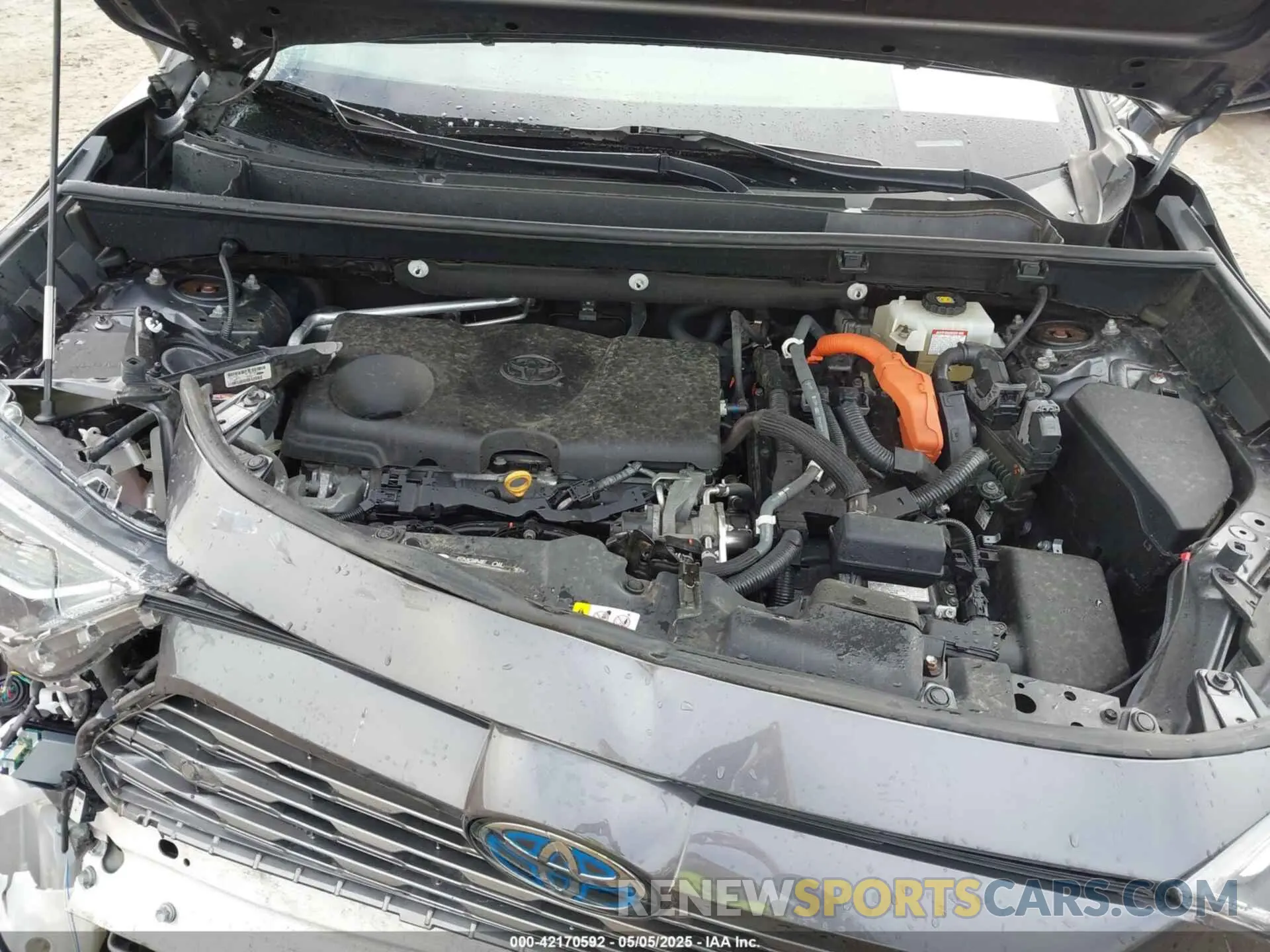 10 Фотография поврежденного автомобиля 2T3DWRFV2KW012172 TOYOTA RAV4 HYBRID 2019