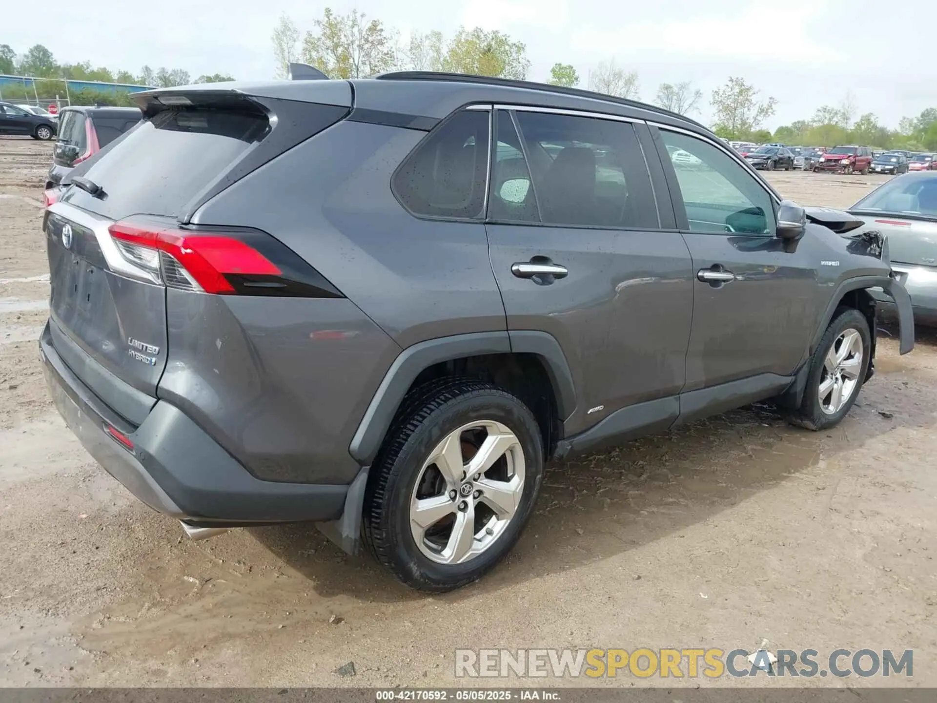 4 Фотография поврежденного автомобиля 2T3DWRFV2KW012172 TOYOTA RAV4 HYBRID 2019