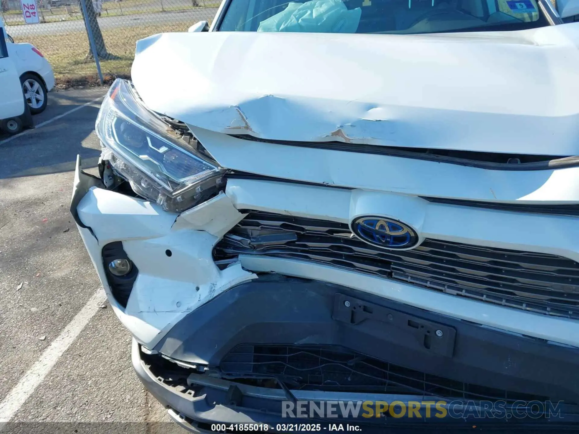 6 Photograph of a damaged car 2T3DWRFV2KW024113 TOYOTA RAV4 HYBRID 2019