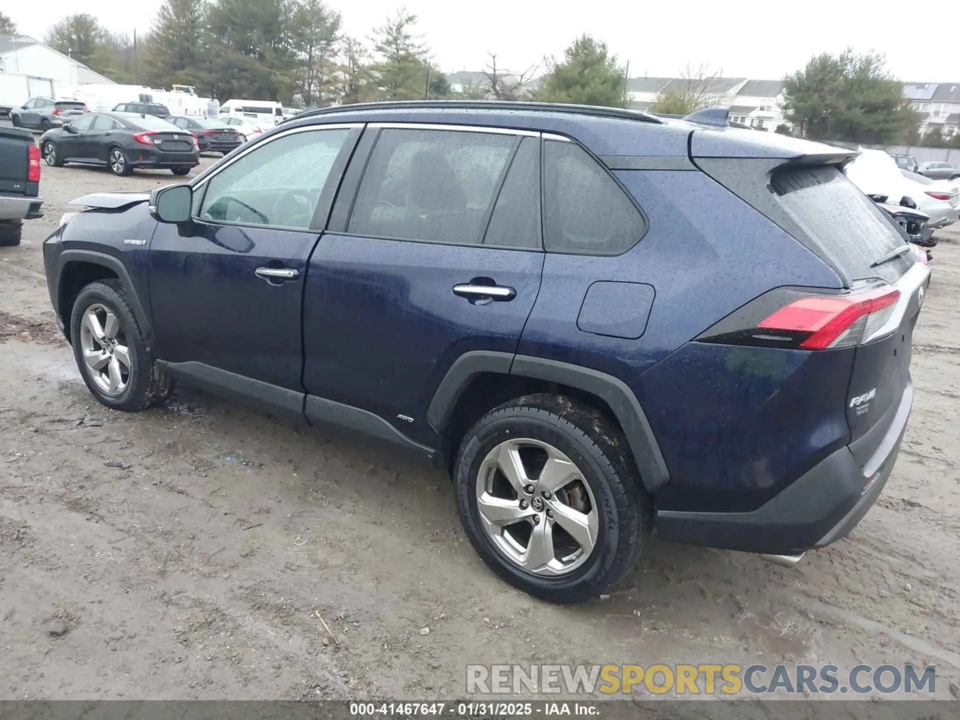 3 Фотография поврежденного автомобиля 2T3DWRFV2KW041297 TOYOTA RAV4 HYBRID 2019