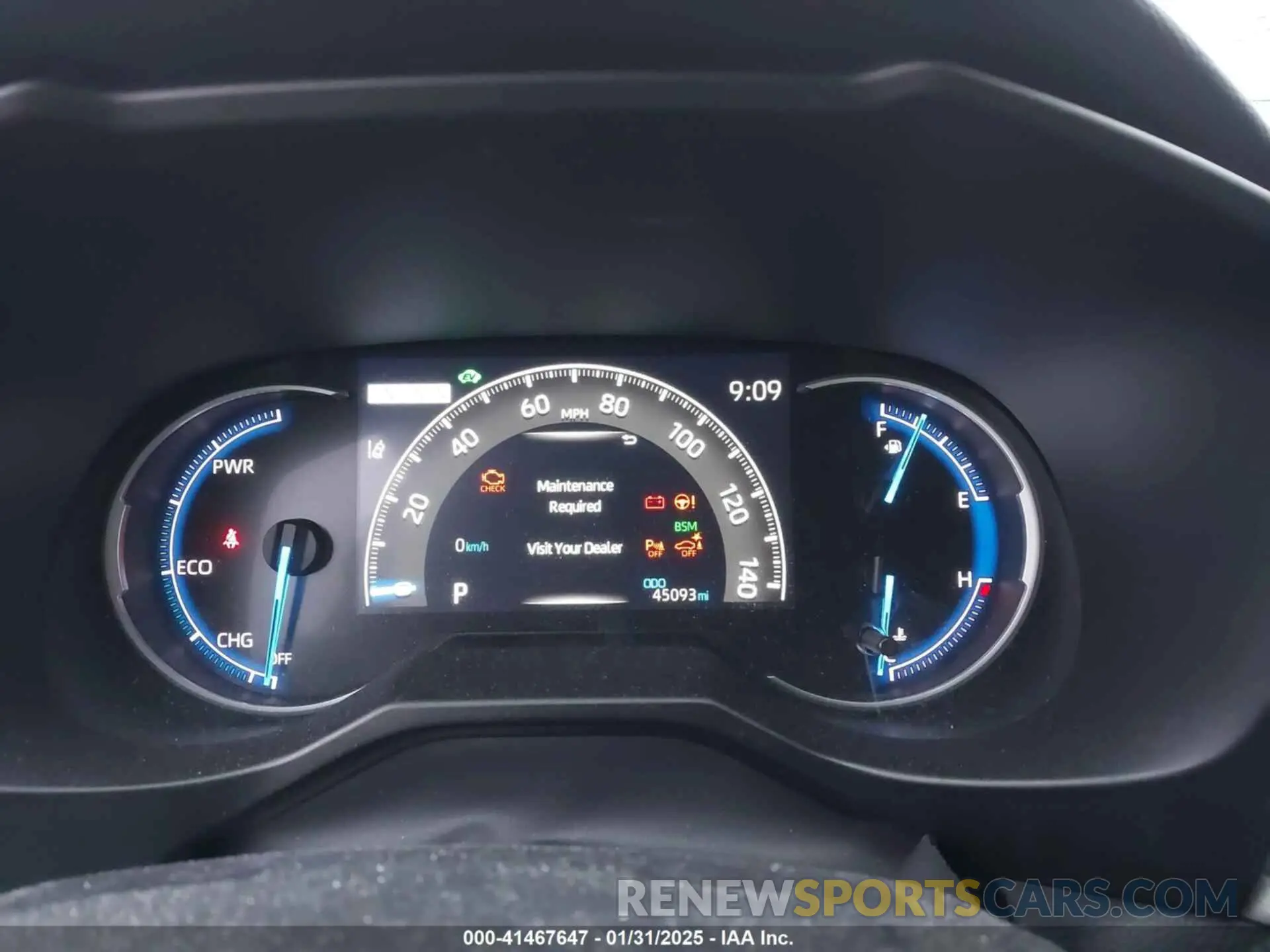 7 Фотография поврежденного автомобиля 2T3DWRFV2KW041297 TOYOTA RAV4 HYBRID 2019