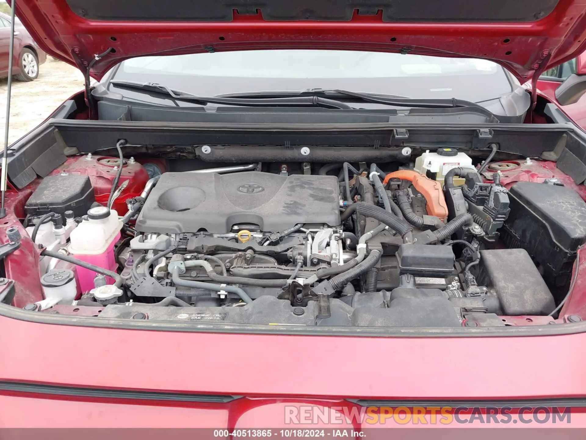 10 Photograph of a damaged car 2T3DWRFV3KW019034 TOYOTA RAV4 HYBRID 2019