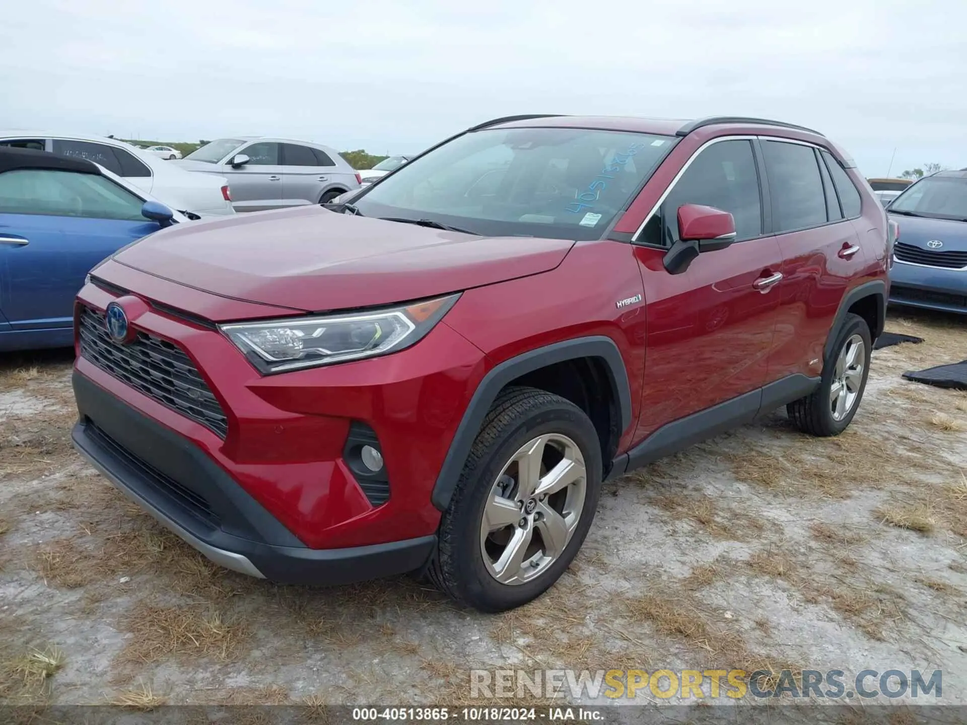 2 Photograph of a damaged car 2T3DWRFV3KW019034 TOYOTA RAV4 HYBRID 2019
