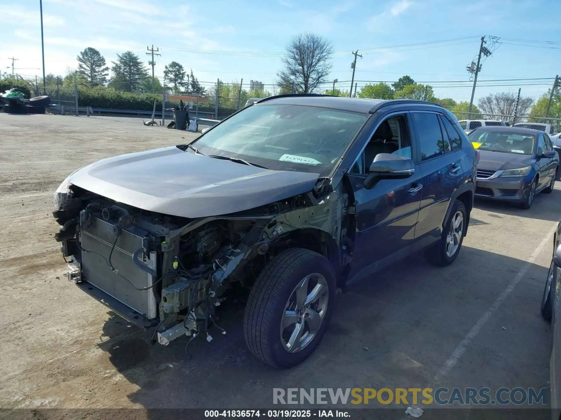 2 Photograph of a damaged car 2T3DWRFV3KW042748 TOYOTA RAV4 HYBRID 2019