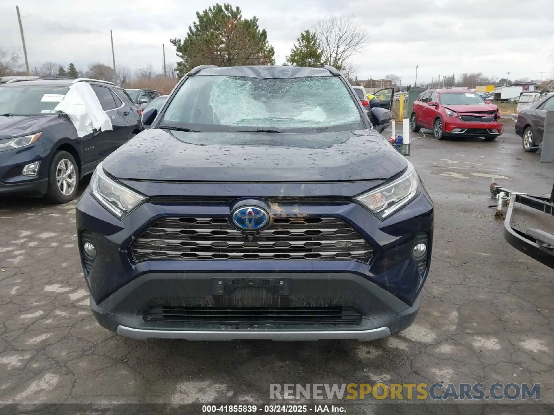 13 Фотография поврежденного автомобиля 2T3DWRFV7KW029016 TOYOTA RAV4 HYBRID 2019