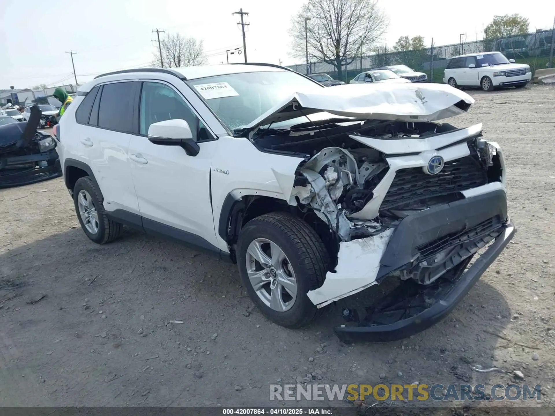 1 Фотография поврежденного автомобиля 2T3MWRFVXKW018477 TOYOTA RAV4 HYBRID 2019