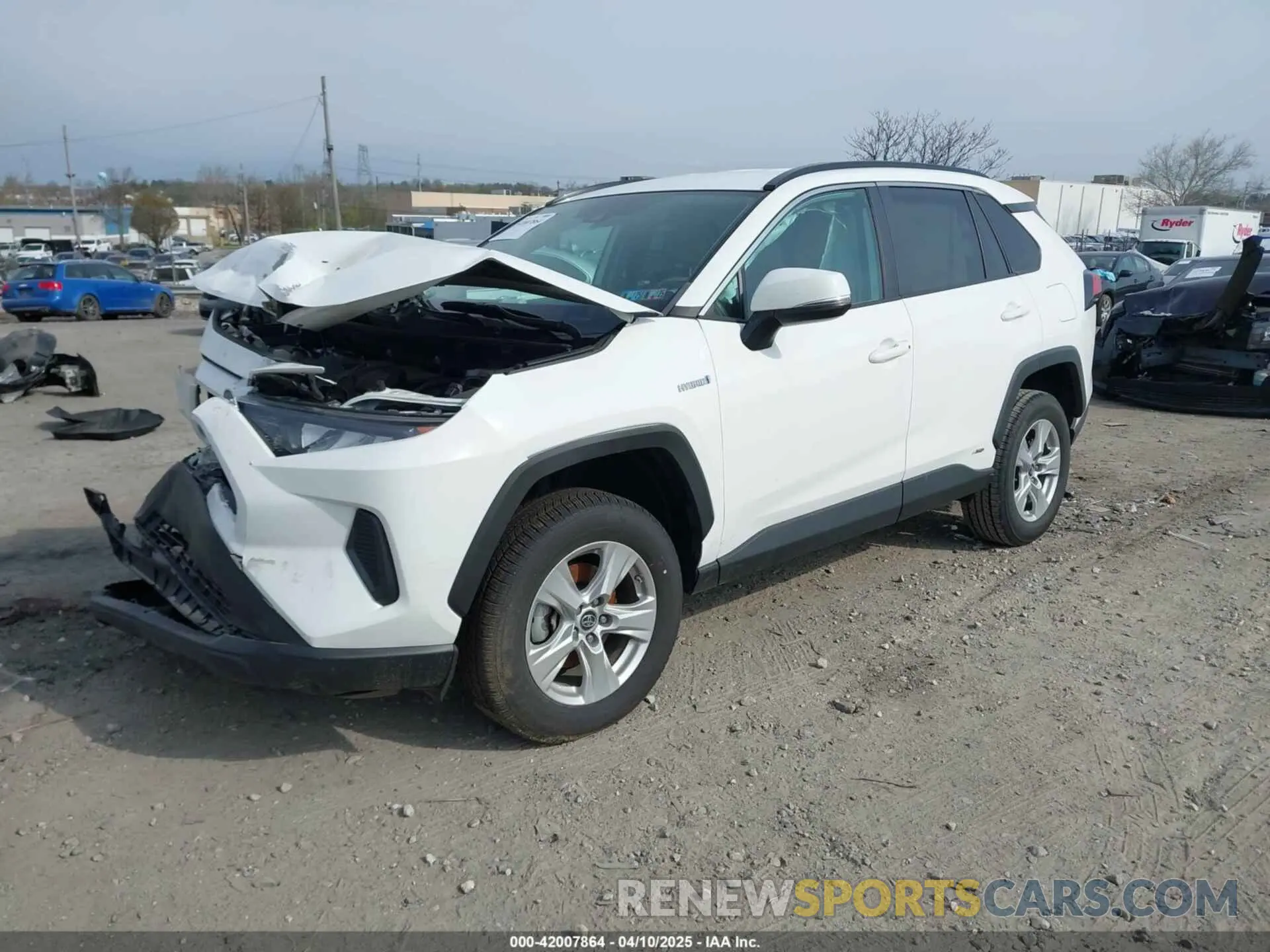 2 Фотография поврежденного автомобиля 2T3MWRFVXKW018477 TOYOTA RAV4 HYBRID 2019