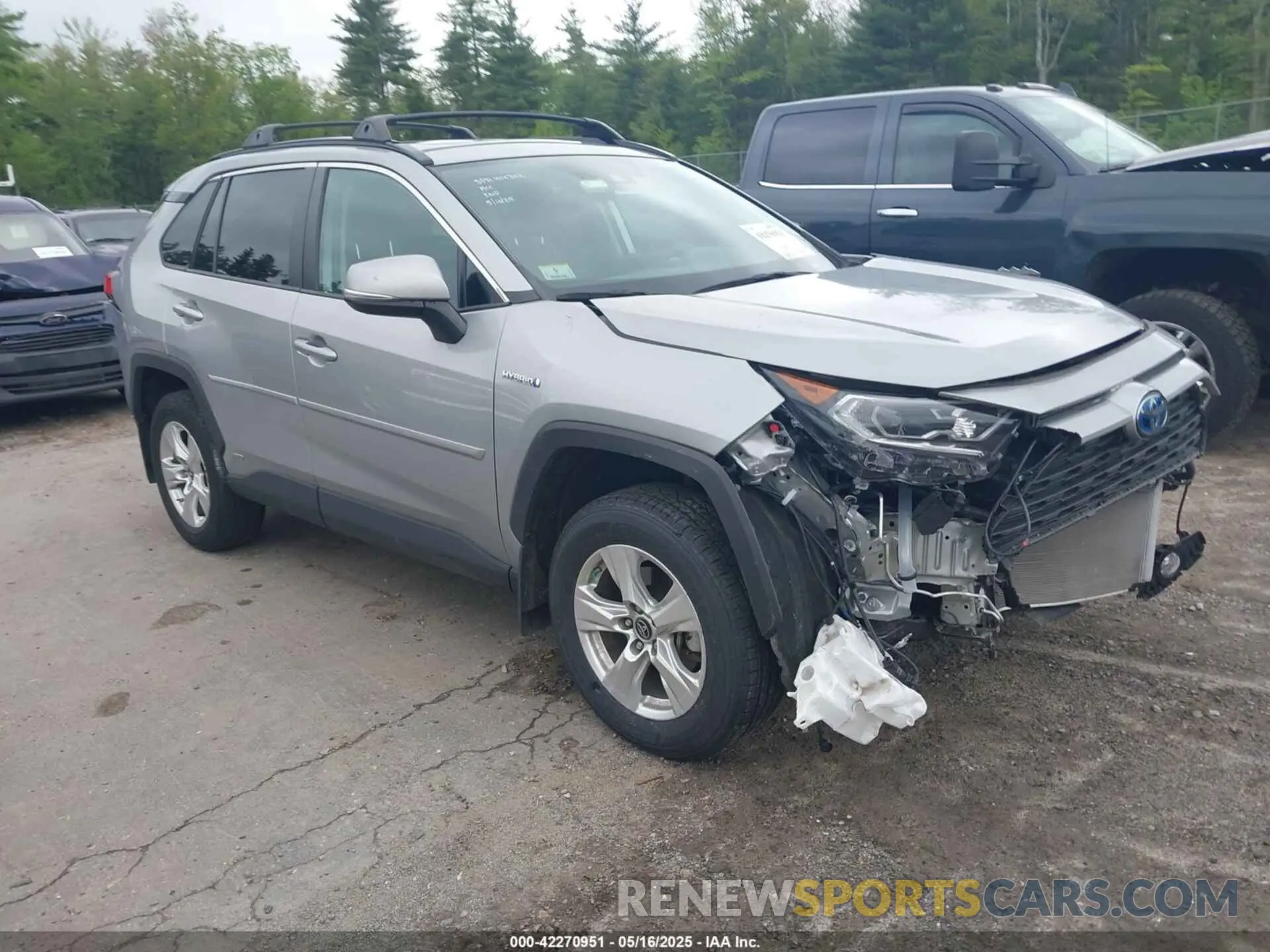 1 Фотография поврежденного автомобиля 2T3RWRFV5KW004833 TOYOTA RAV4 HYBRID 2019