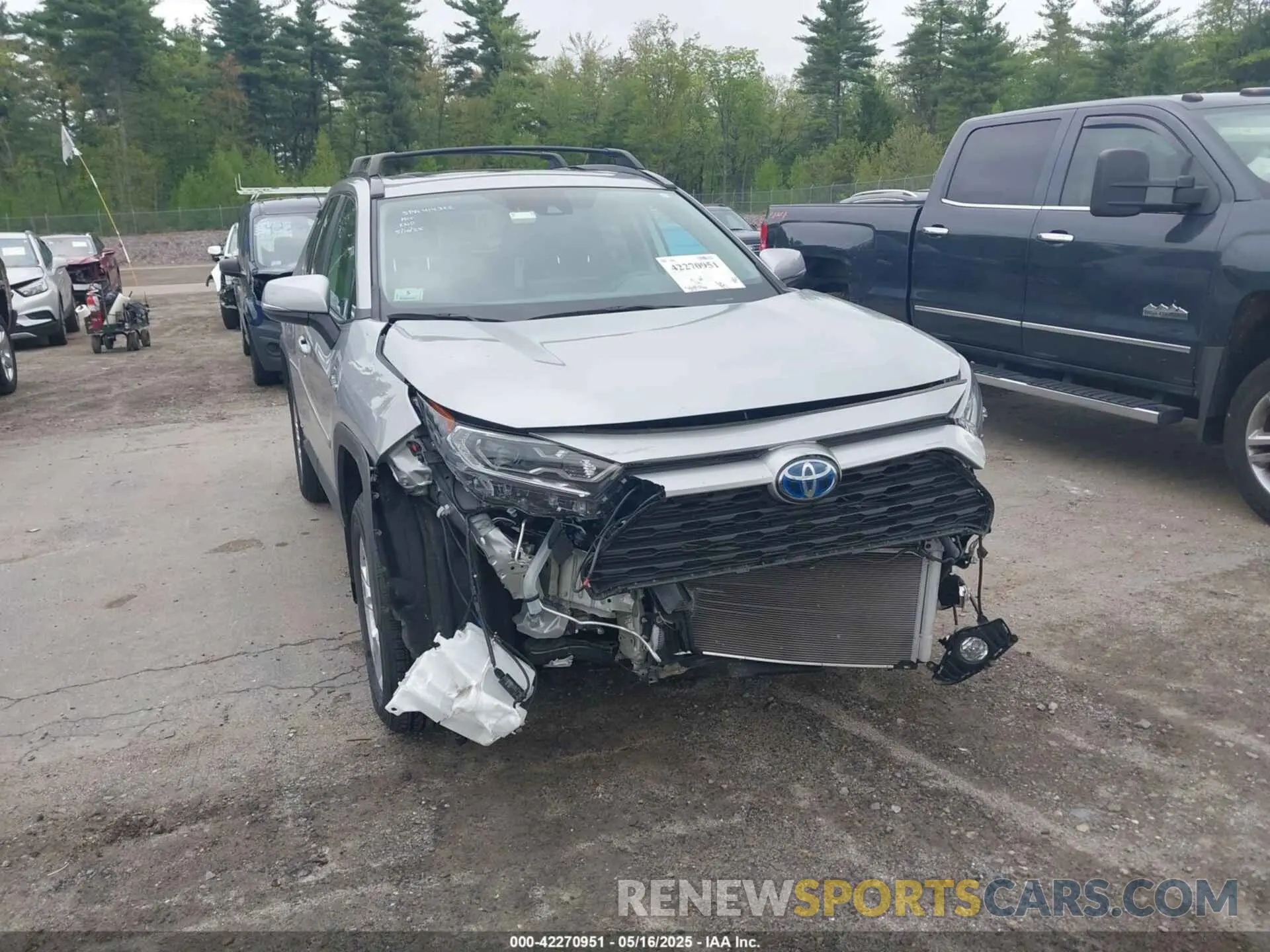 6 Фотография поврежденного автомобиля 2T3RWRFV5KW004833 TOYOTA RAV4 HYBRID 2019