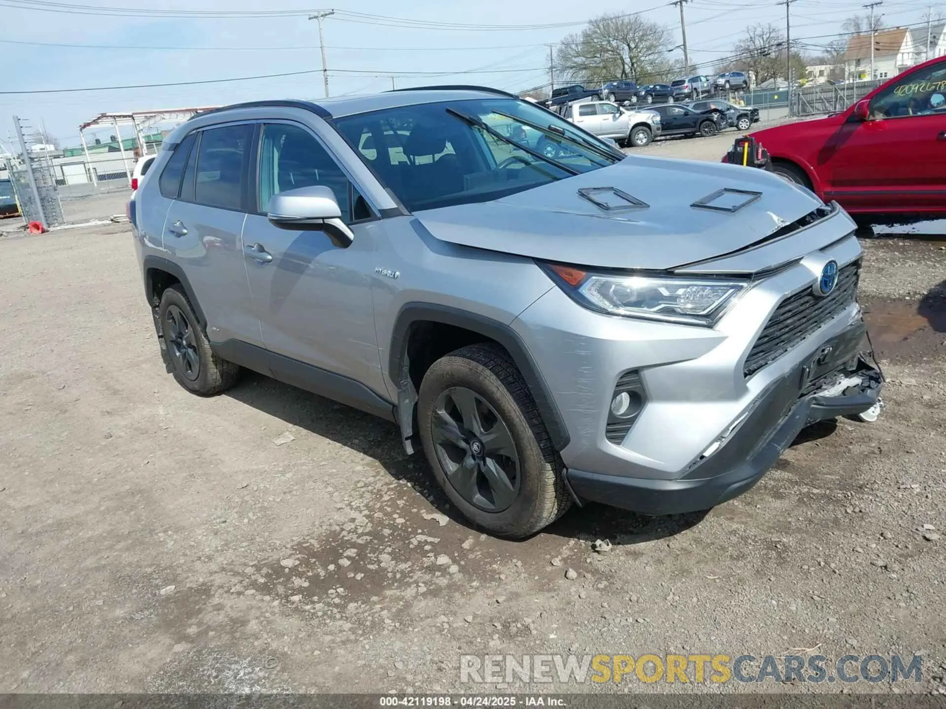 1 Photograph of a damaged car 2T3RWRFVXKW025676 TOYOTA RAV4 HYBRID 2019