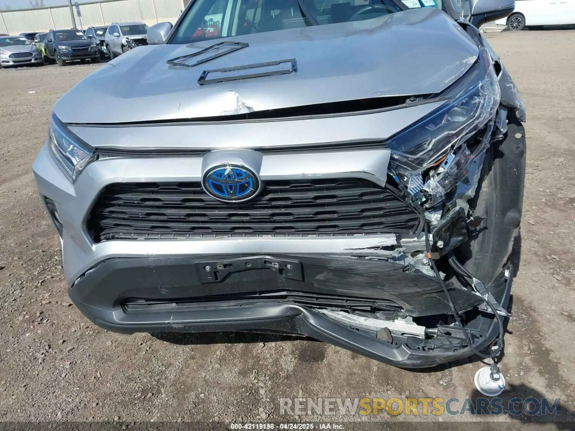 12 Photograph of a damaged car 2T3RWRFVXKW025676 TOYOTA RAV4 HYBRID 2019