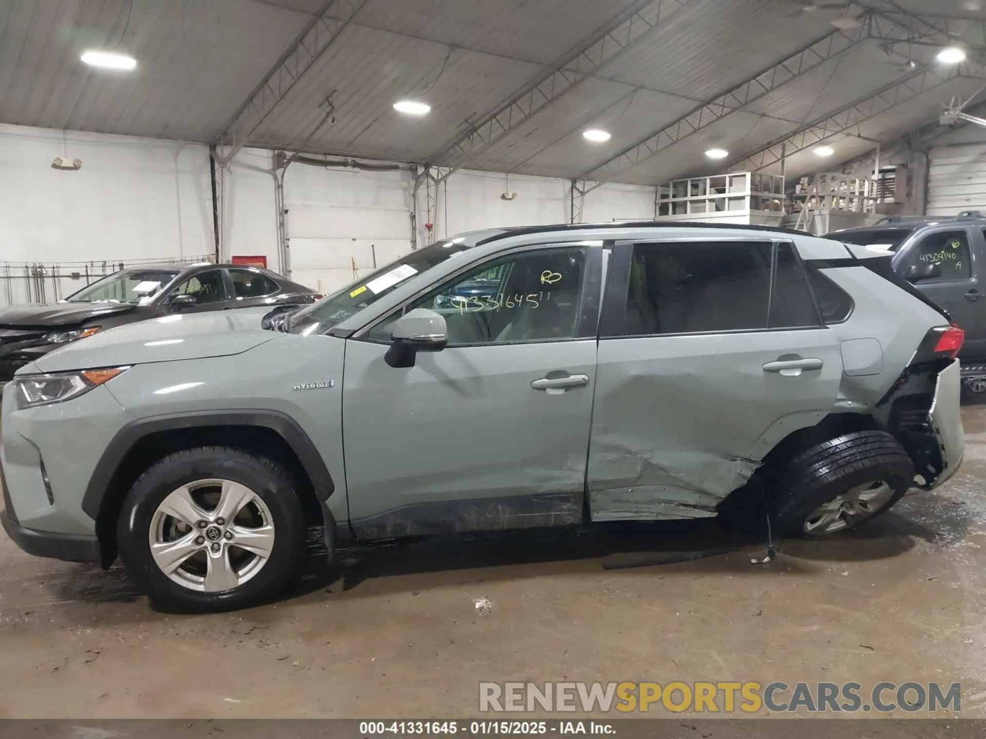 14 Фотография поврежденного автомобиля 2T3RWRFVXKW042302 TOYOTA RAV4 HYBRID 2019