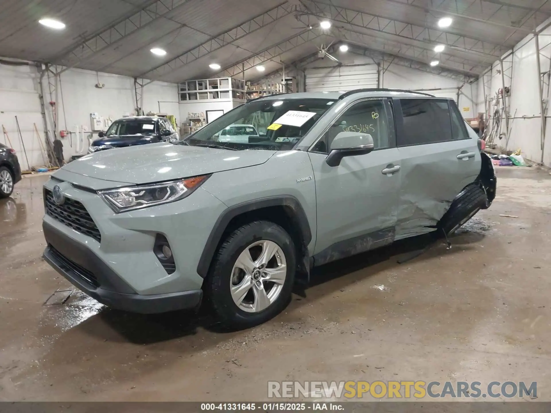 2 Фотография поврежденного автомобиля 2T3RWRFVXKW042302 TOYOTA RAV4 HYBRID 2019