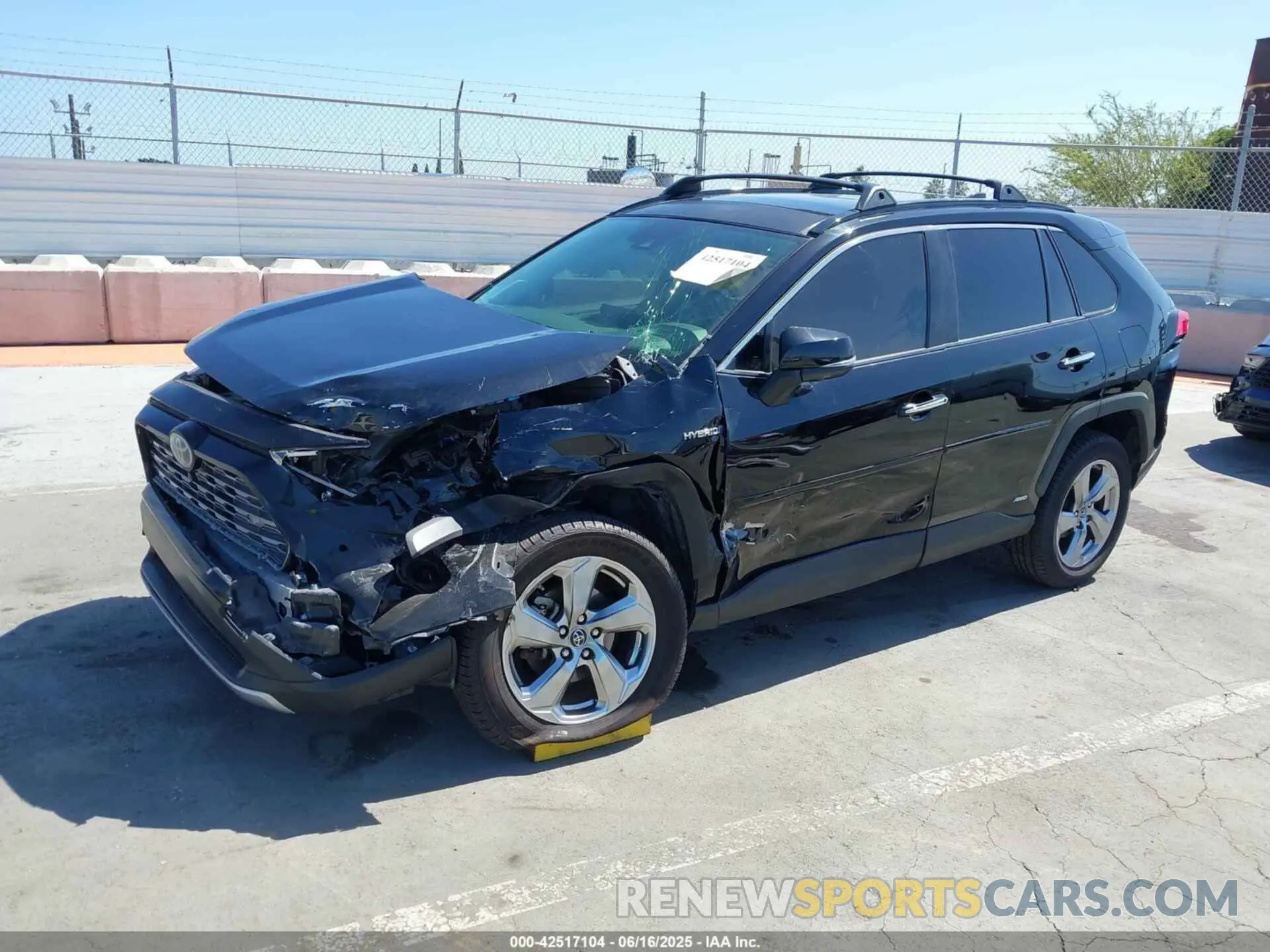 2 Photograph of a damaged car JTMDWRFV4KD511486 TOYOTA RAV4 HYBRID 2019
