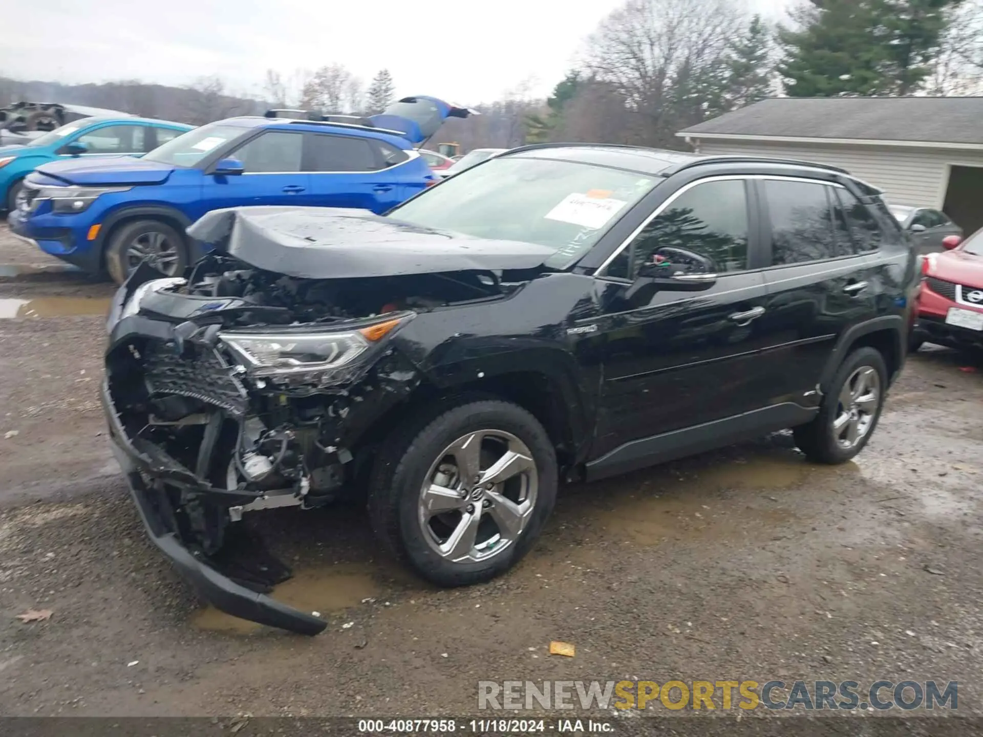 2 Фотография поврежденного автомобиля JTMDWRFV6KD503812 TOYOTA RAV4 HYBRID 2019