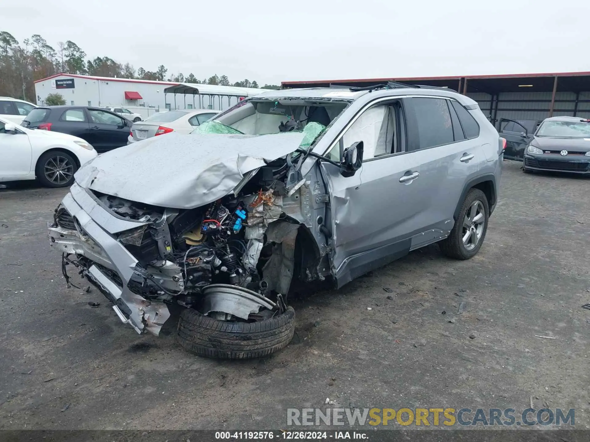 2 Фотография поврежденного автомобиля JTMDWRFV8KD010018 TOYOTA RAV4 HYBRID 2019