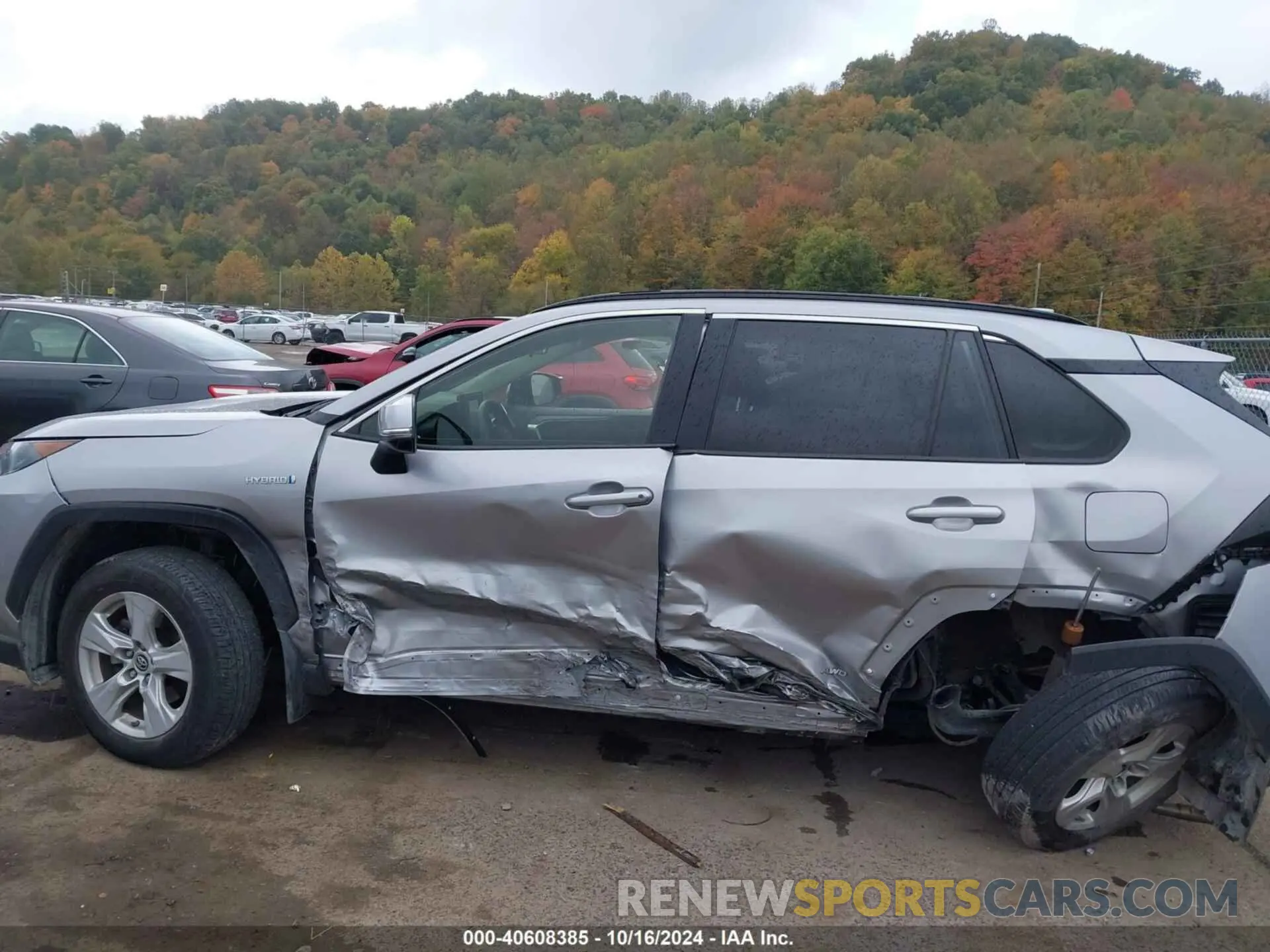 14 Фотография поврежденного автомобиля JTMMWRFV5KD035085 TOYOTA RAV4 HYBRID 2019