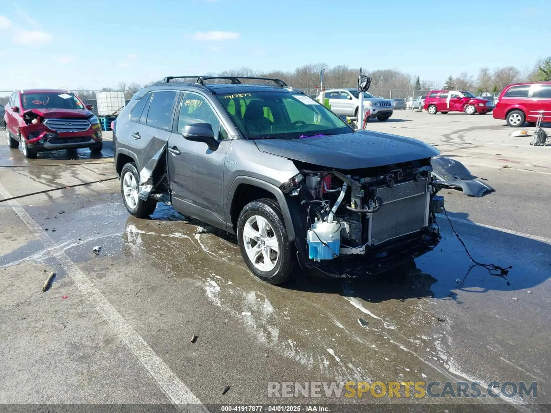 1 Фотография поврежденного автомобиля JTMRWRFV1KD009105 TOYOTA RAV4 HYBRID 2019