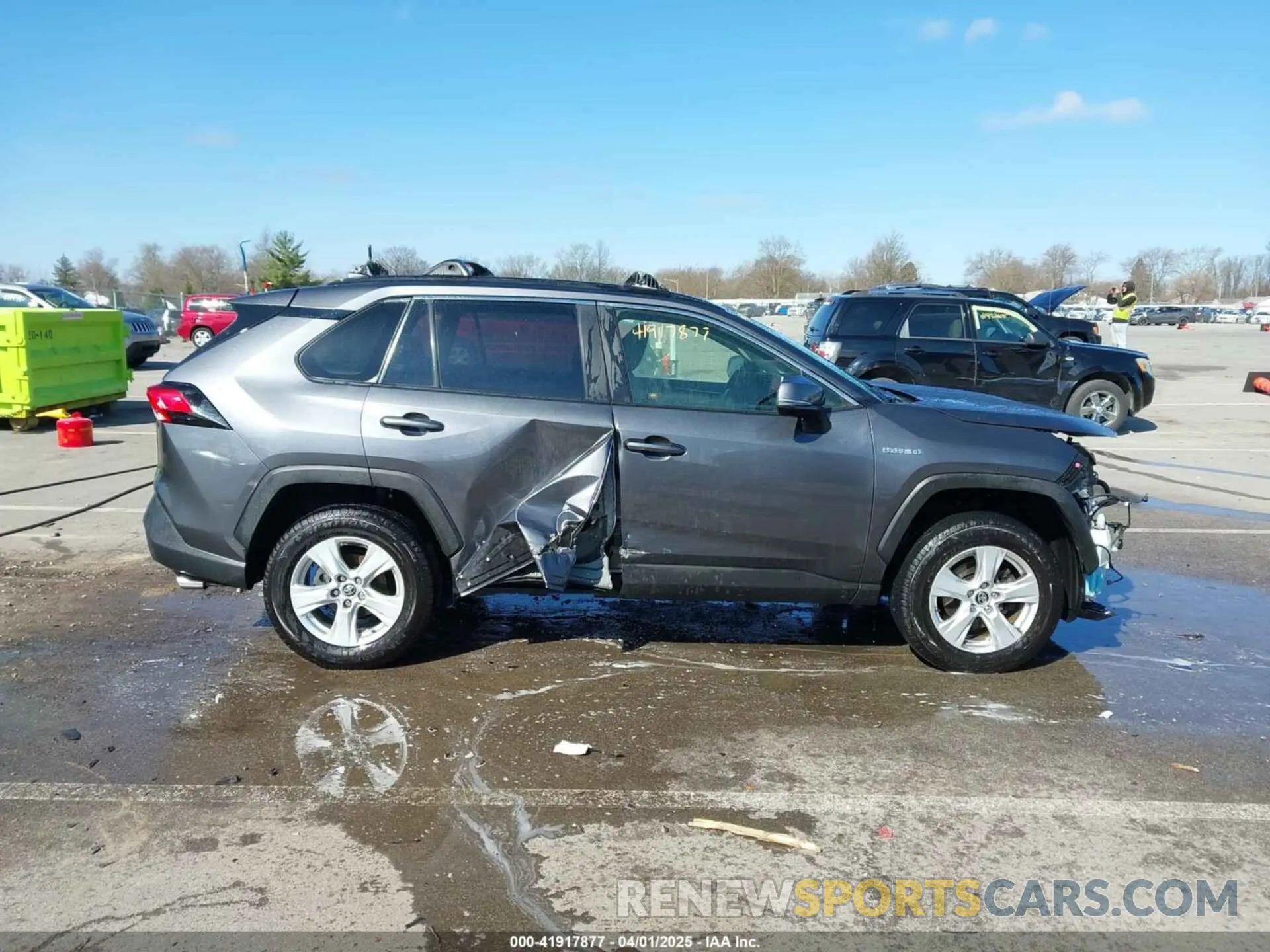 14 Фотография поврежденного автомобиля JTMRWRFV1KD009105 TOYOTA RAV4 HYBRID 2019