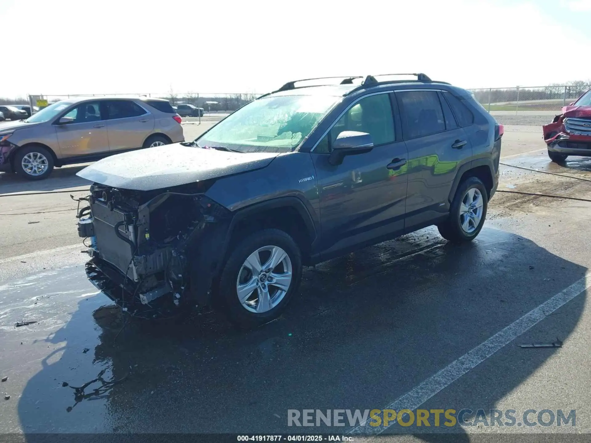 2 Фотография поврежденного автомобиля JTMRWRFV1KD009105 TOYOTA RAV4 HYBRID 2019