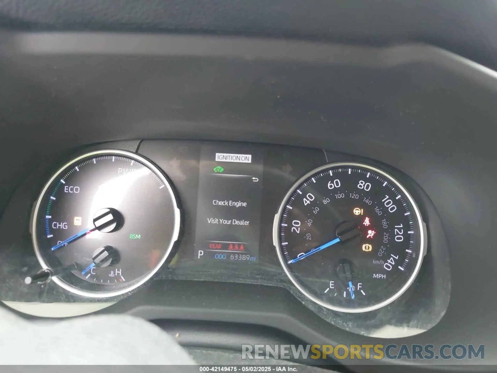 7 Photograph of a damaged car JTMRWRFV4KD034399 TOYOTA RAV4 HYBRID 2019