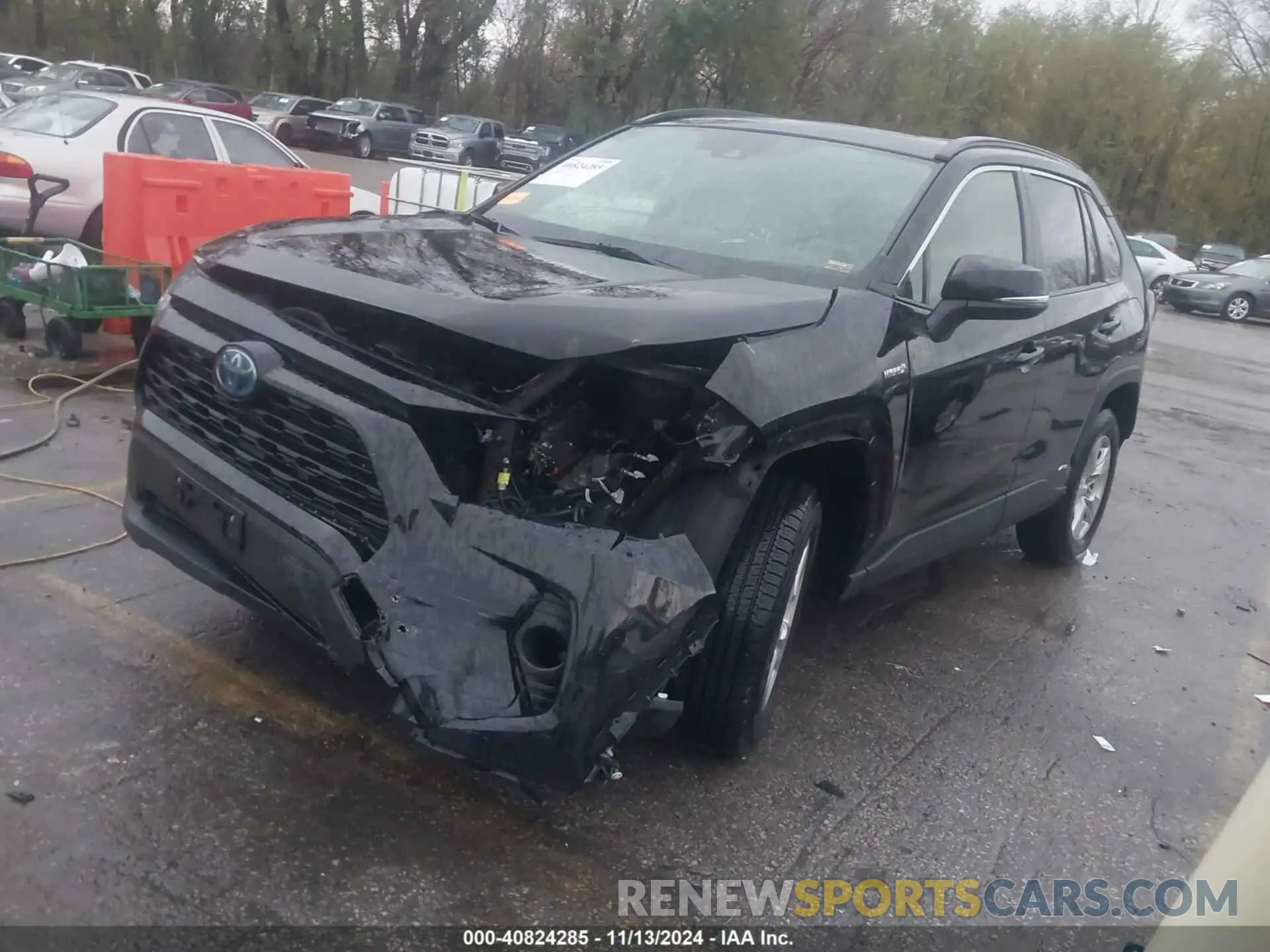 2 Photograph of a damaged car JTMRWRFV8KD019873 TOYOTA RAV4 HYBRID 2019