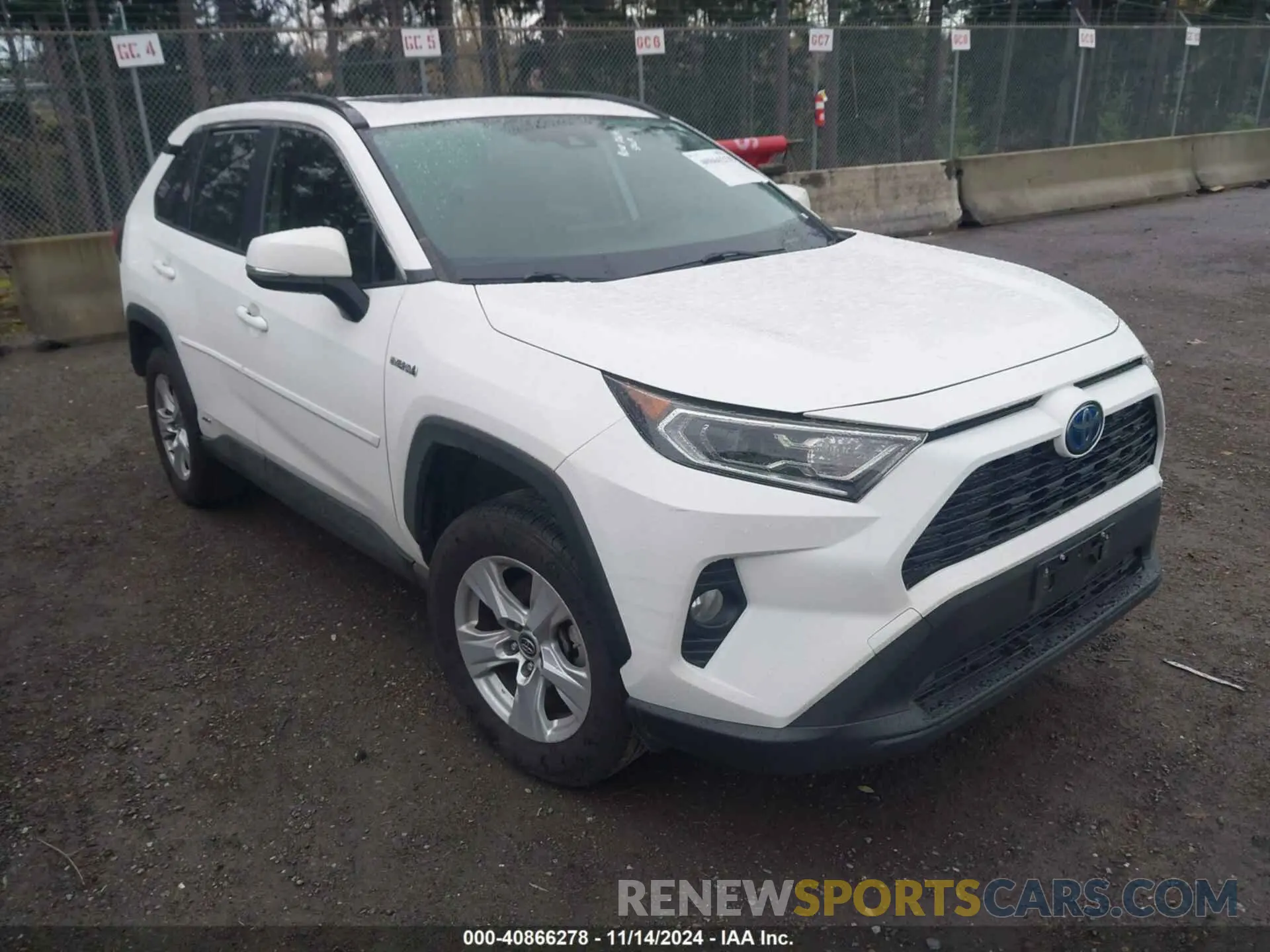 1 Photograph of a damaged car JTMRWRFVXKD501194 TOYOTA RAV4 HYBRID 2019