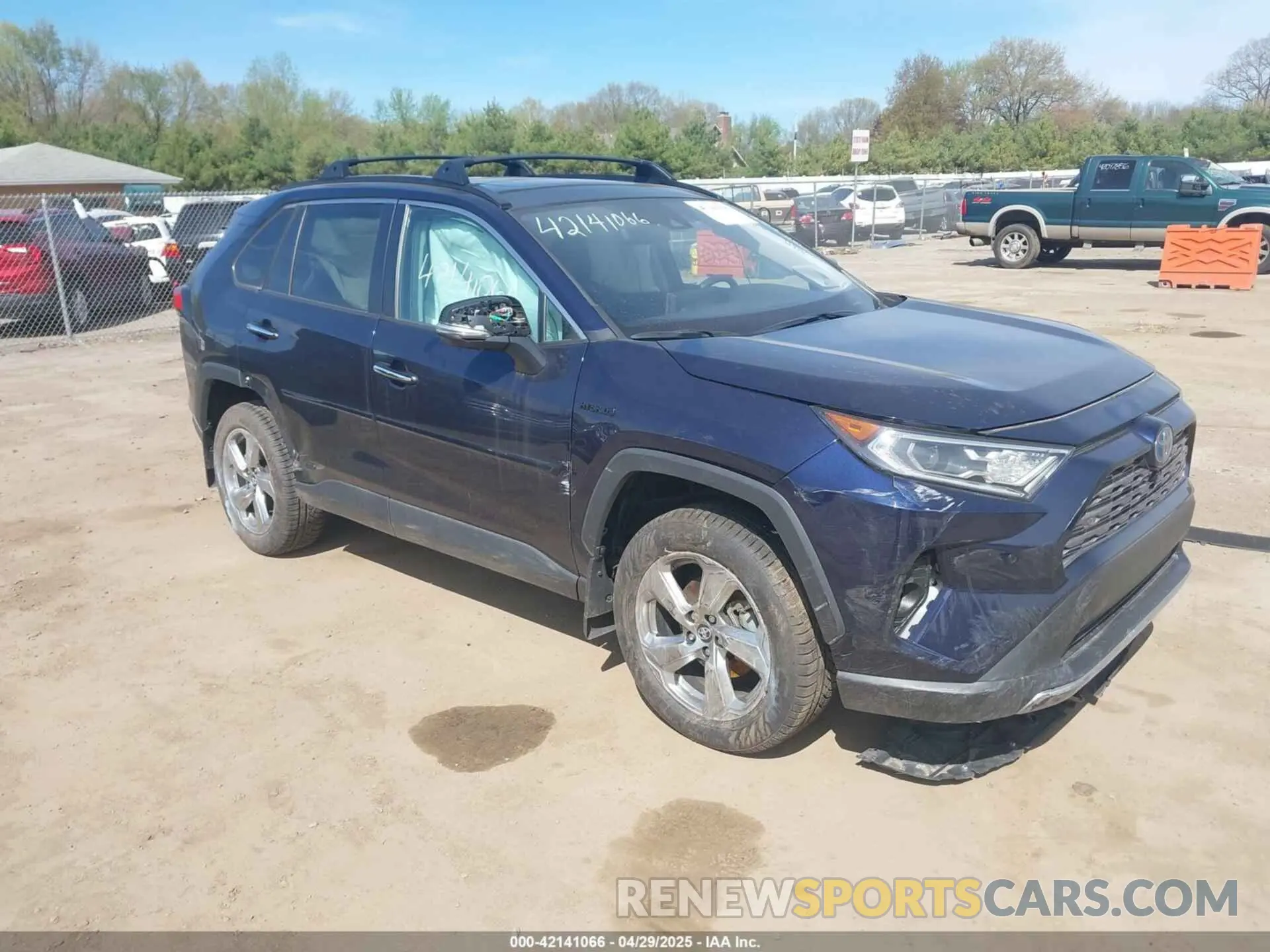 1 Фотография поврежденного автомобиля 2T3DWRFV0LW070377 TOYOTA RAV4 HYBRID 2020