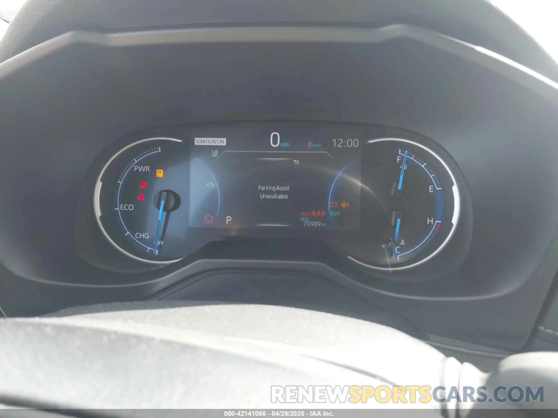 7 Фотография поврежденного автомобиля 2T3DWRFV0LW070377 TOYOTA RAV4 HYBRID 2020
