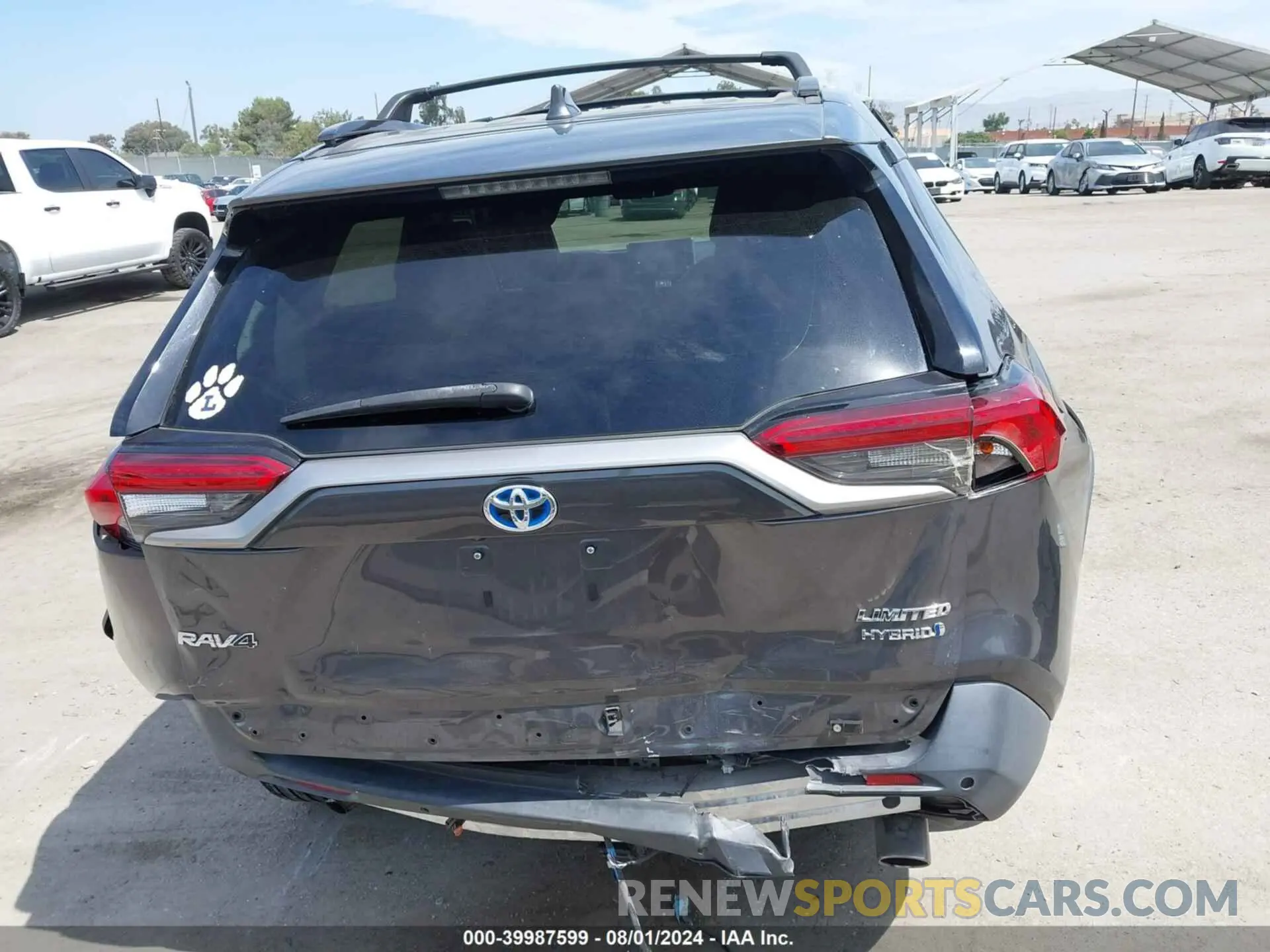16 Photograph of a damaged car 2T3DWRFV1LW059324 TOYOTA RAV4 HYBRID 2020