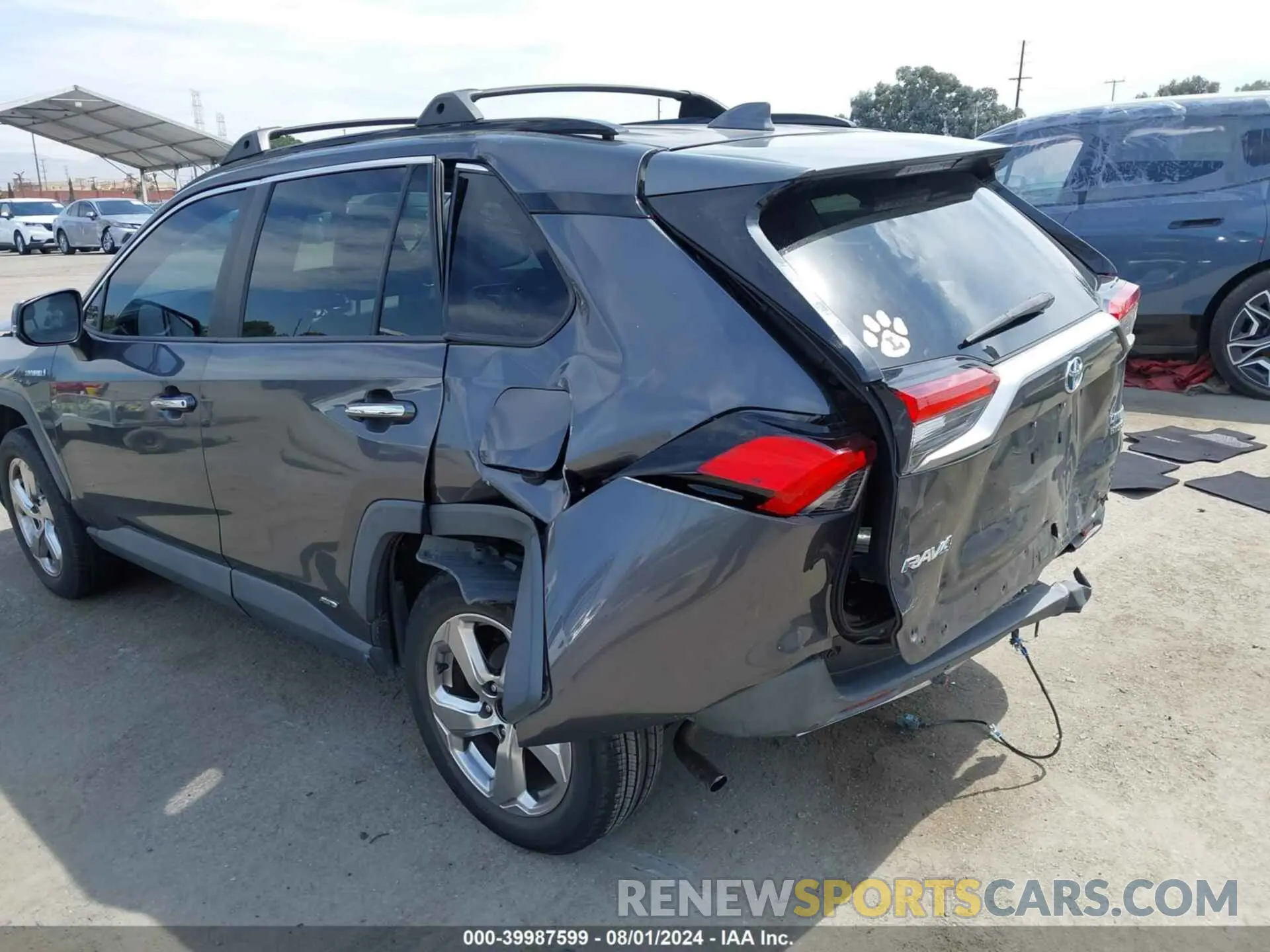 6 Photograph of a damaged car 2T3DWRFV1LW059324 TOYOTA RAV4 HYBRID 2020