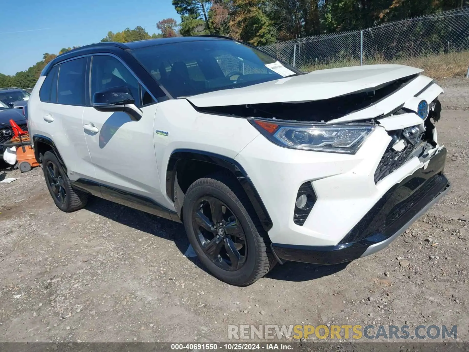1 Фотография поврежденного автомобиля 2T3EWRFV5LW048590 TOYOTA RAV4 HYBRID 2020