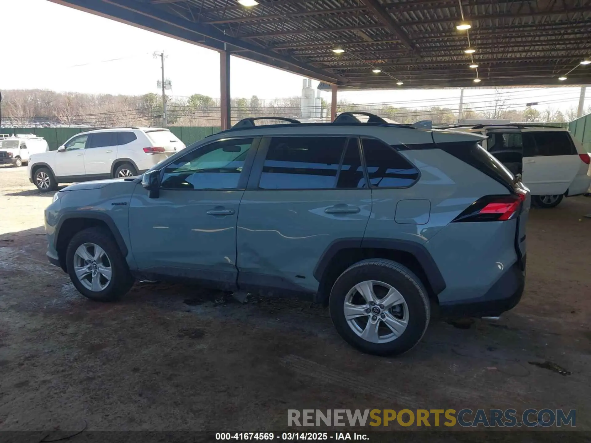 14 Фотография поврежденного автомобиля 2T3RWRFV0LW082793 TOYOTA RAV4 HYBRID 2020