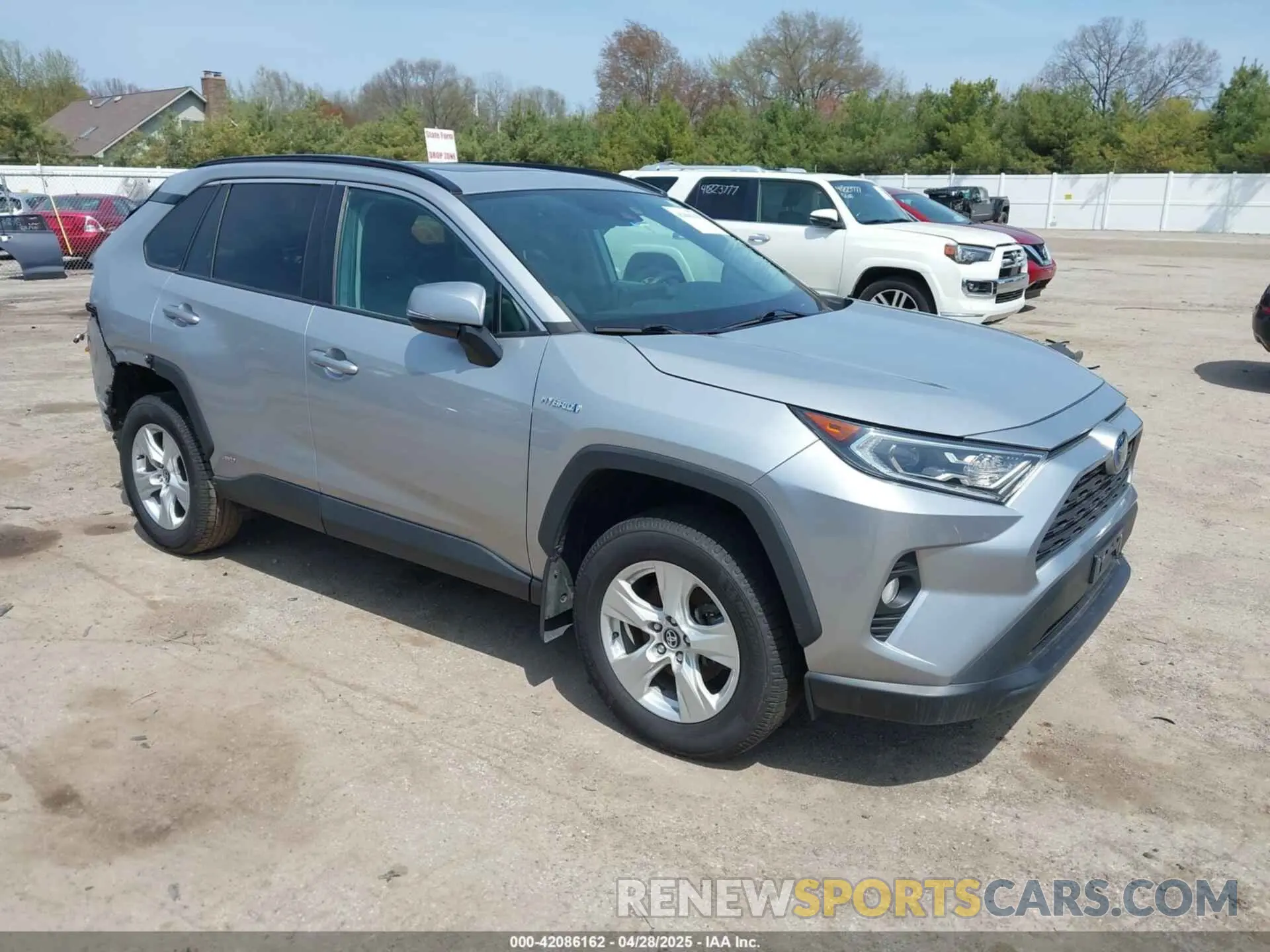 1 Photograph of a damaged car 2T3RWRFV1LW095424 TOYOTA RAV4 HYBRID 2020
