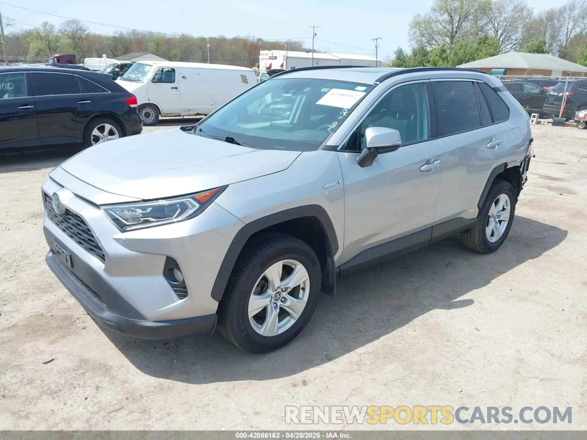 2 Photograph of a damaged car 2T3RWRFV1LW095424 TOYOTA RAV4 HYBRID 2020