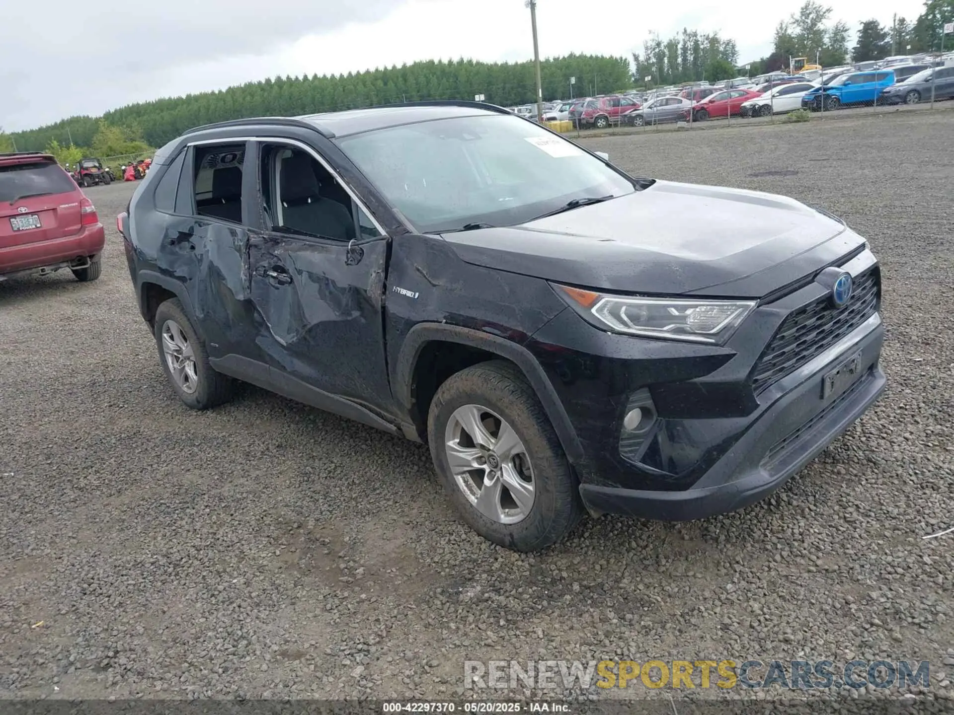 1 Фотография поврежденного автомобиля 2T3RWRFV3LW064403 TOYOTA RAV4 HYBRID 2020