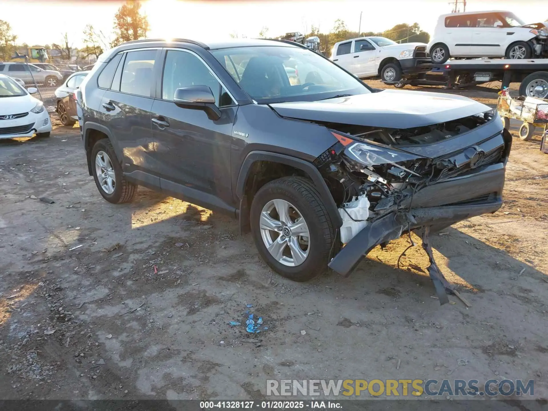 1 Photograph of a damaged car 2T3RWRFV4LW077855 TOYOTA RAV4 HYBRID 2020