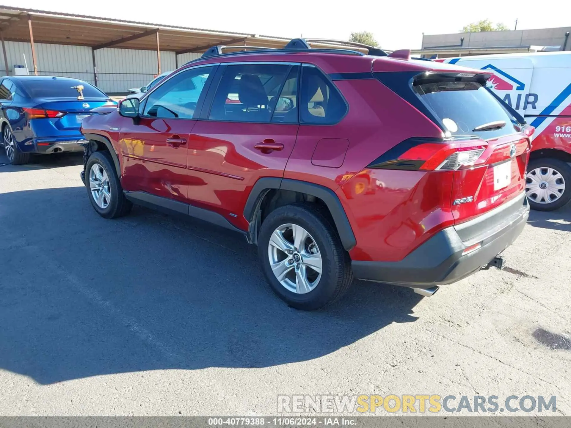 3 Фотография поврежденного автомобиля 2T3RWRFV6LW079316 TOYOTA RAV4 HYBRID 2020