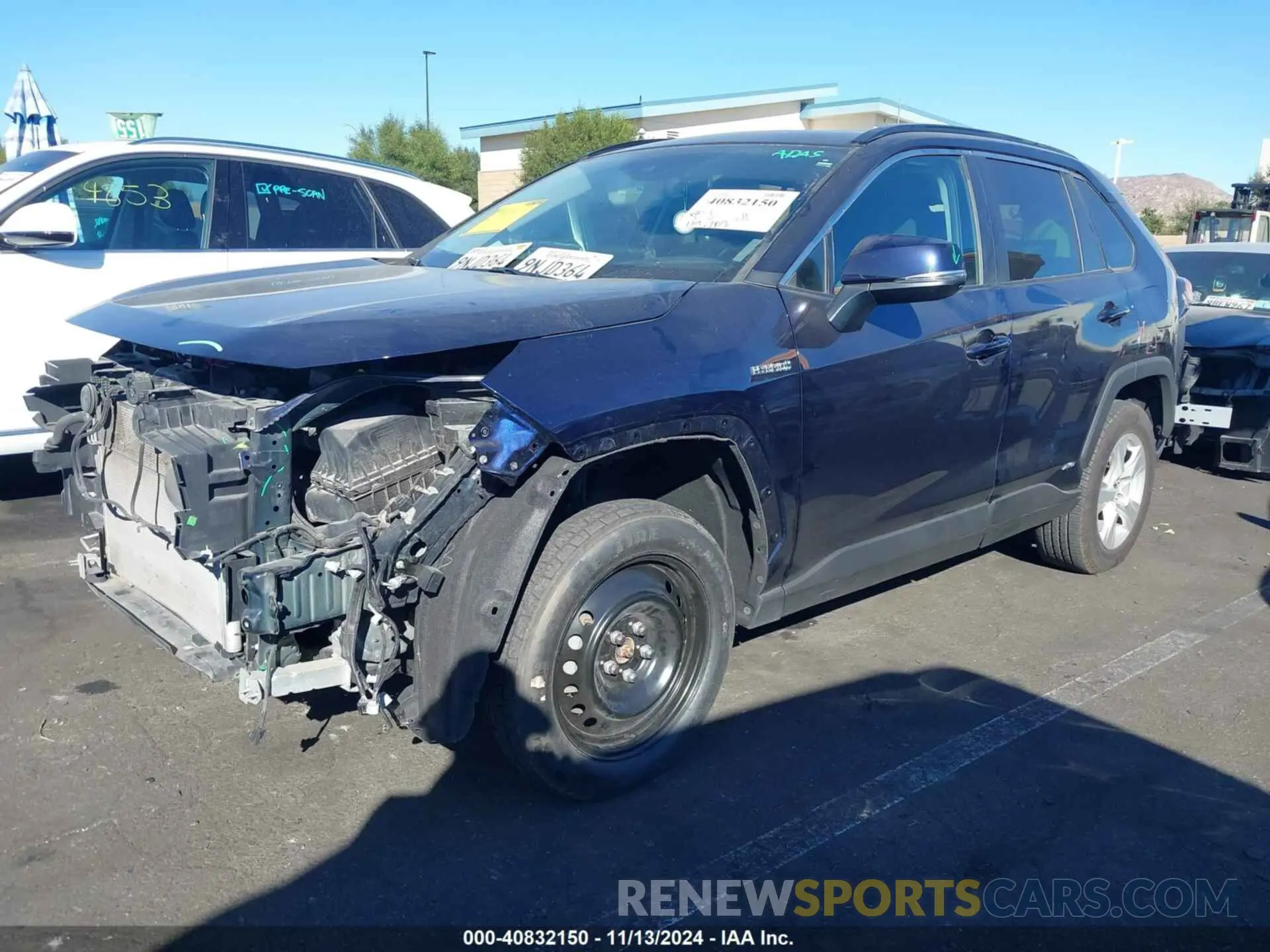 2 Photograph of a damaged car 2T3RWRFV7LW094682 TOYOTA RAV4 HYBRID 2020