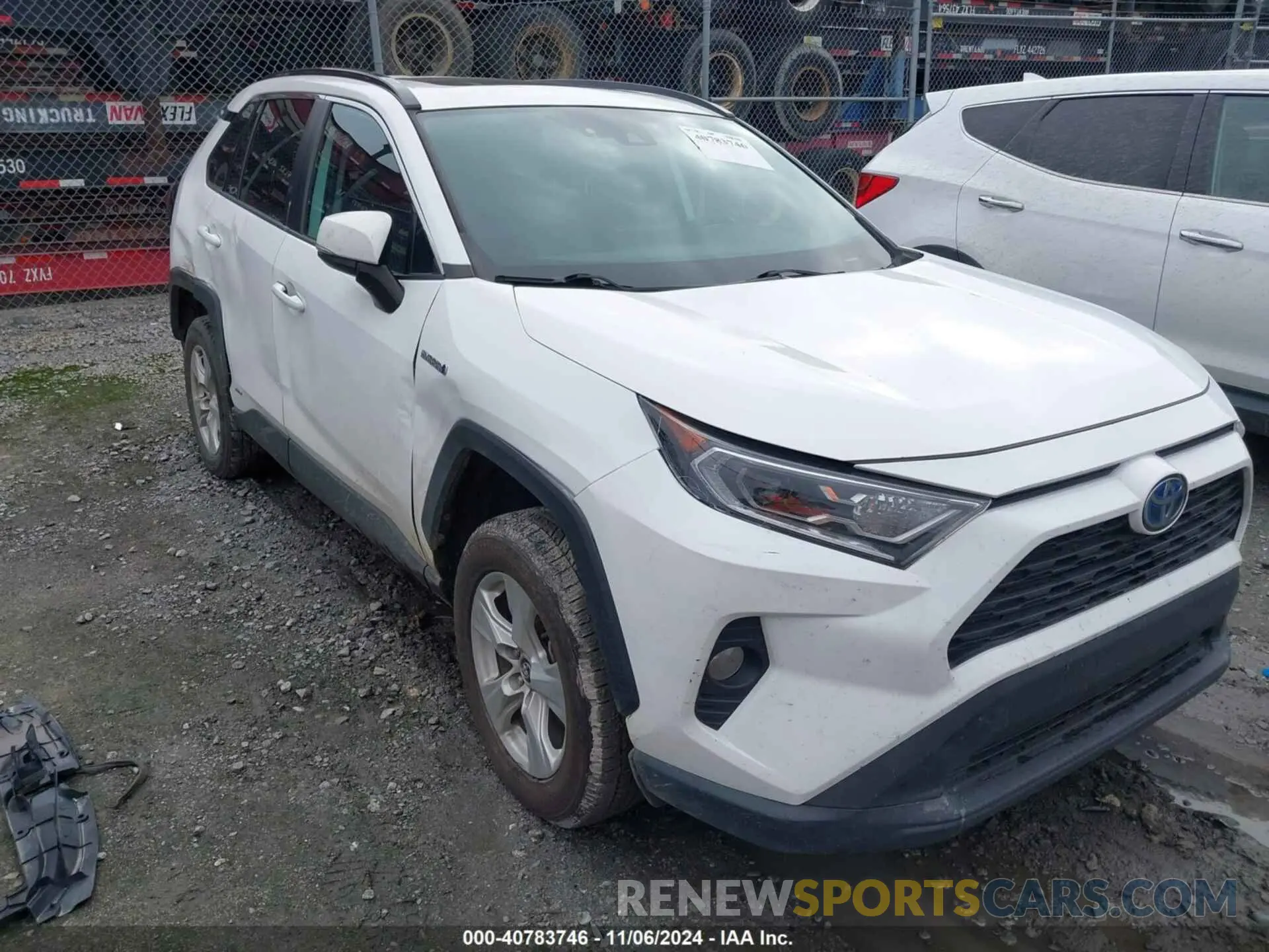 1 Photograph of a damaged car 4T3R6RFV1LU001171 TOYOTA RAV4 HYBRID 2020