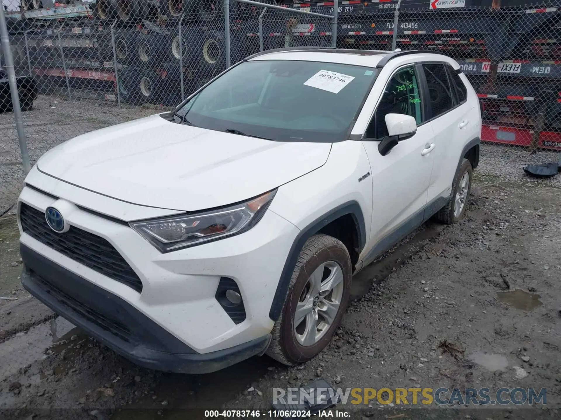 2 Photograph of a damaged car 4T3R6RFV1LU001171 TOYOTA RAV4 HYBRID 2020